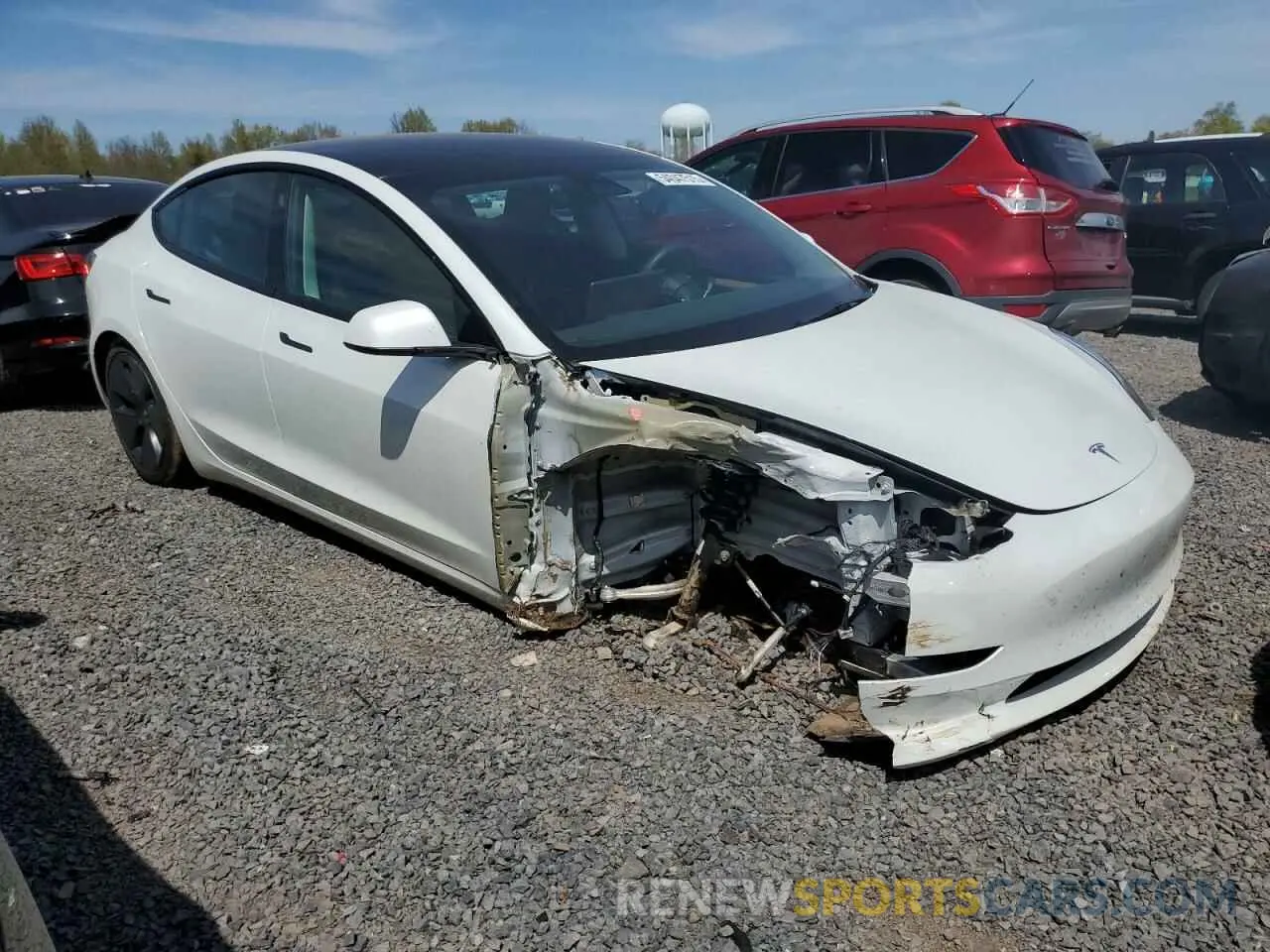 4 Photograph of a damaged car 5YJ3E1EA3PF505354 TESLA MODEL 3 2023