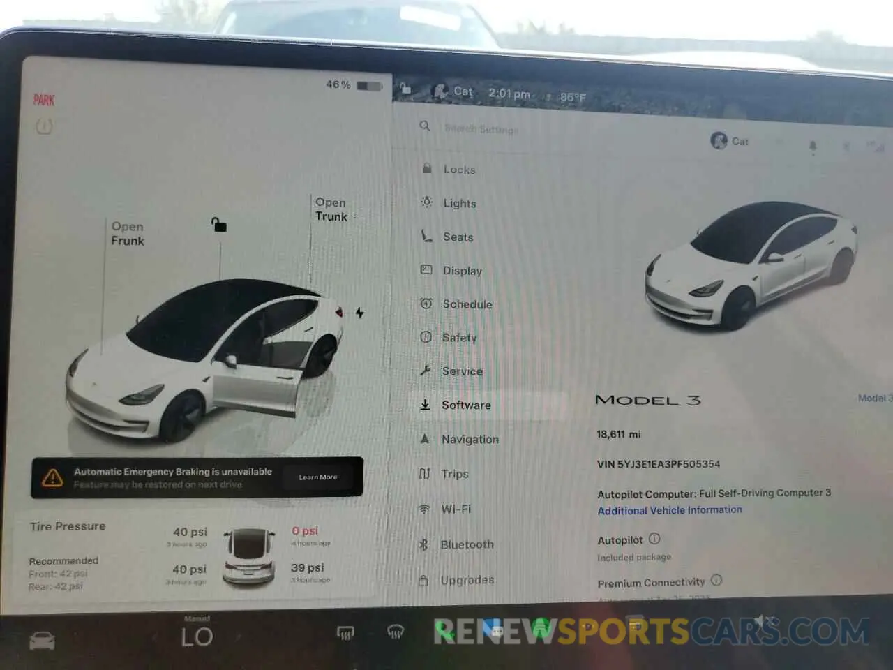 9 Photograph of a damaged car 5YJ3E1EA3PF505354 TESLA MODEL 3 2023