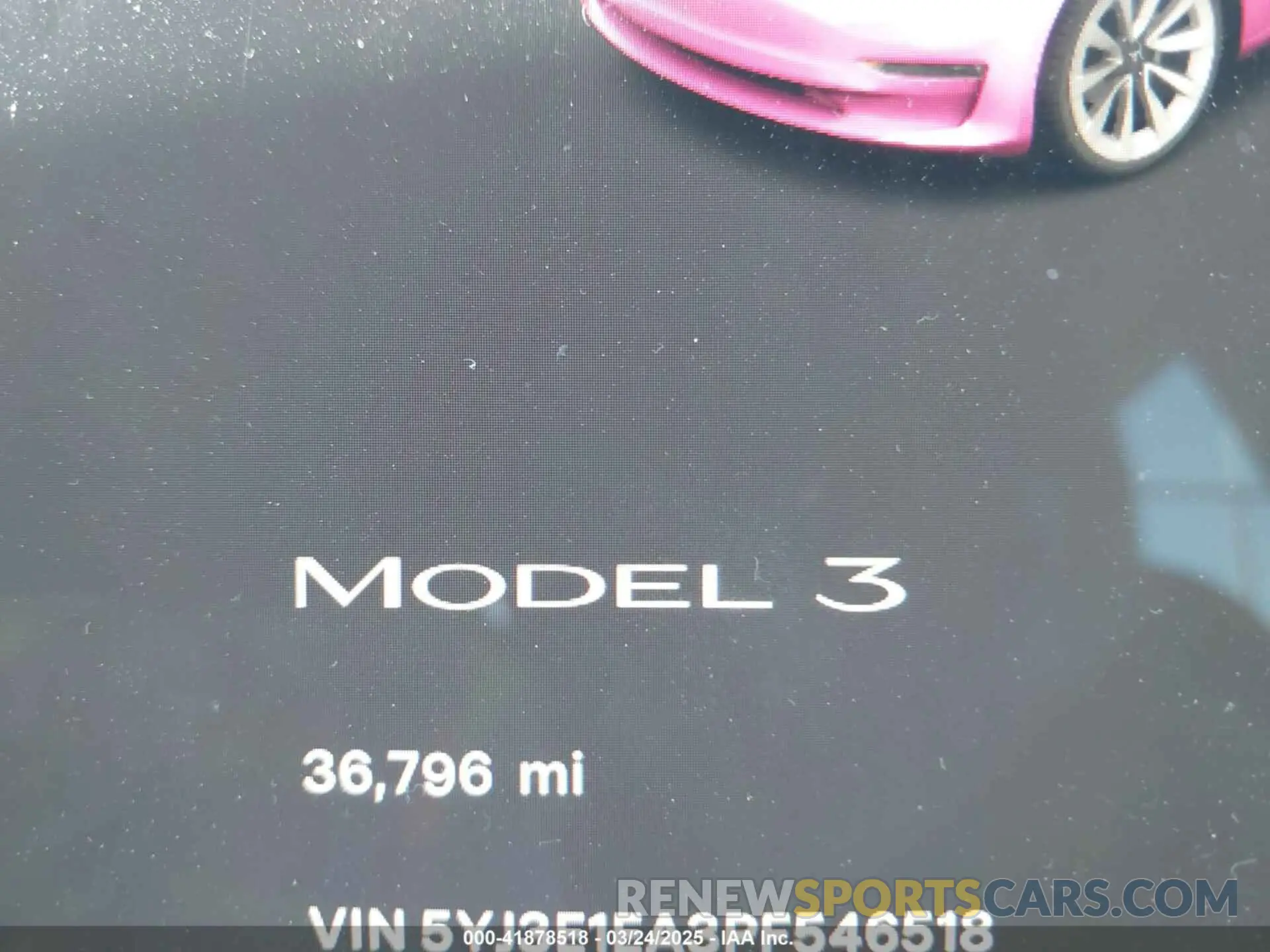 12 Photograph of a damaged car 5YJ3E1EA3PF546518 TESLA MODEL 3 2023