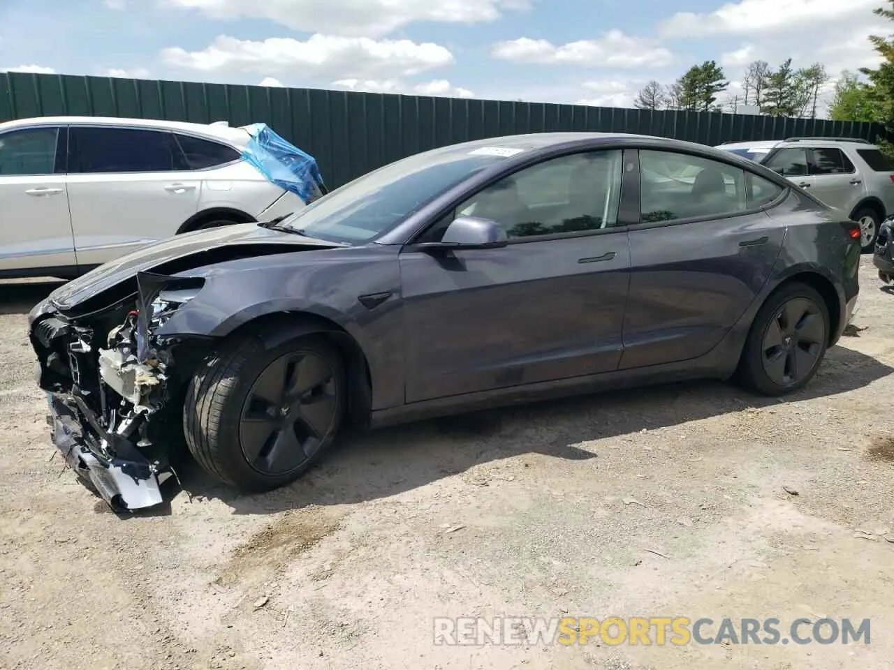 1 Photograph of a damaged car 5YJ3E1EA3PF546695 TESLA MODEL 3 2023