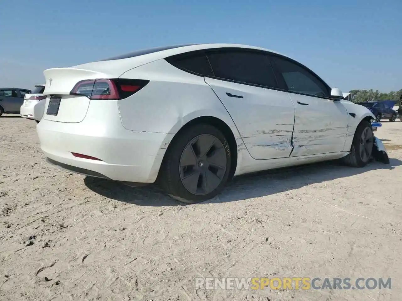 3 Photograph of a damaged car 5YJ3E1EA3PF550021 TESLA MODEL 3 2023