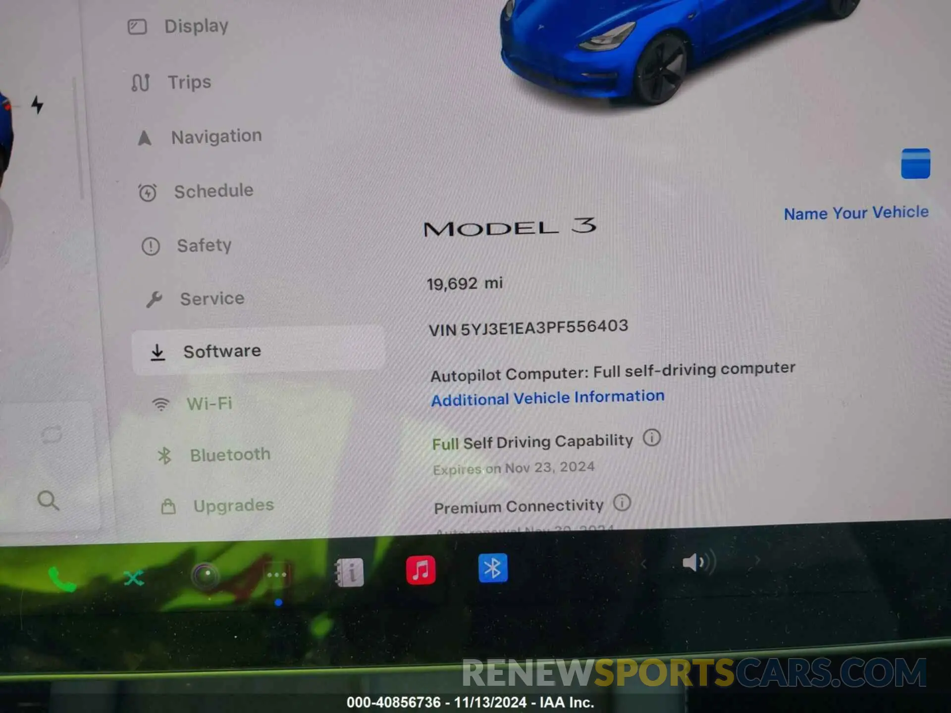 7 Photograph of a damaged car 5YJ3E1EA3PF556403 TESLA MODEL 3 2023