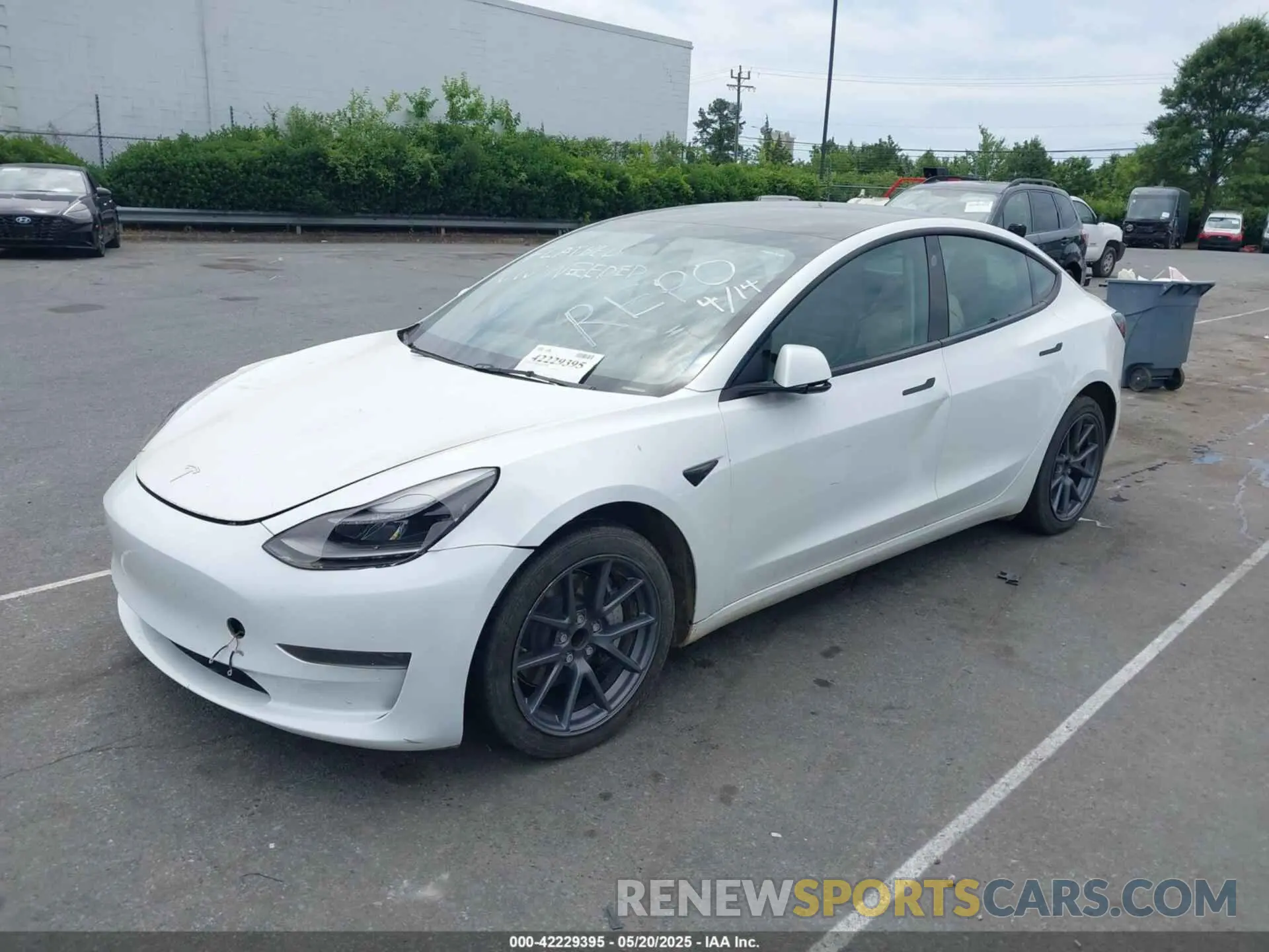 2 Photograph of a damaged car 5YJ3E1EA3PF556644 TESLA MODEL 3 2023