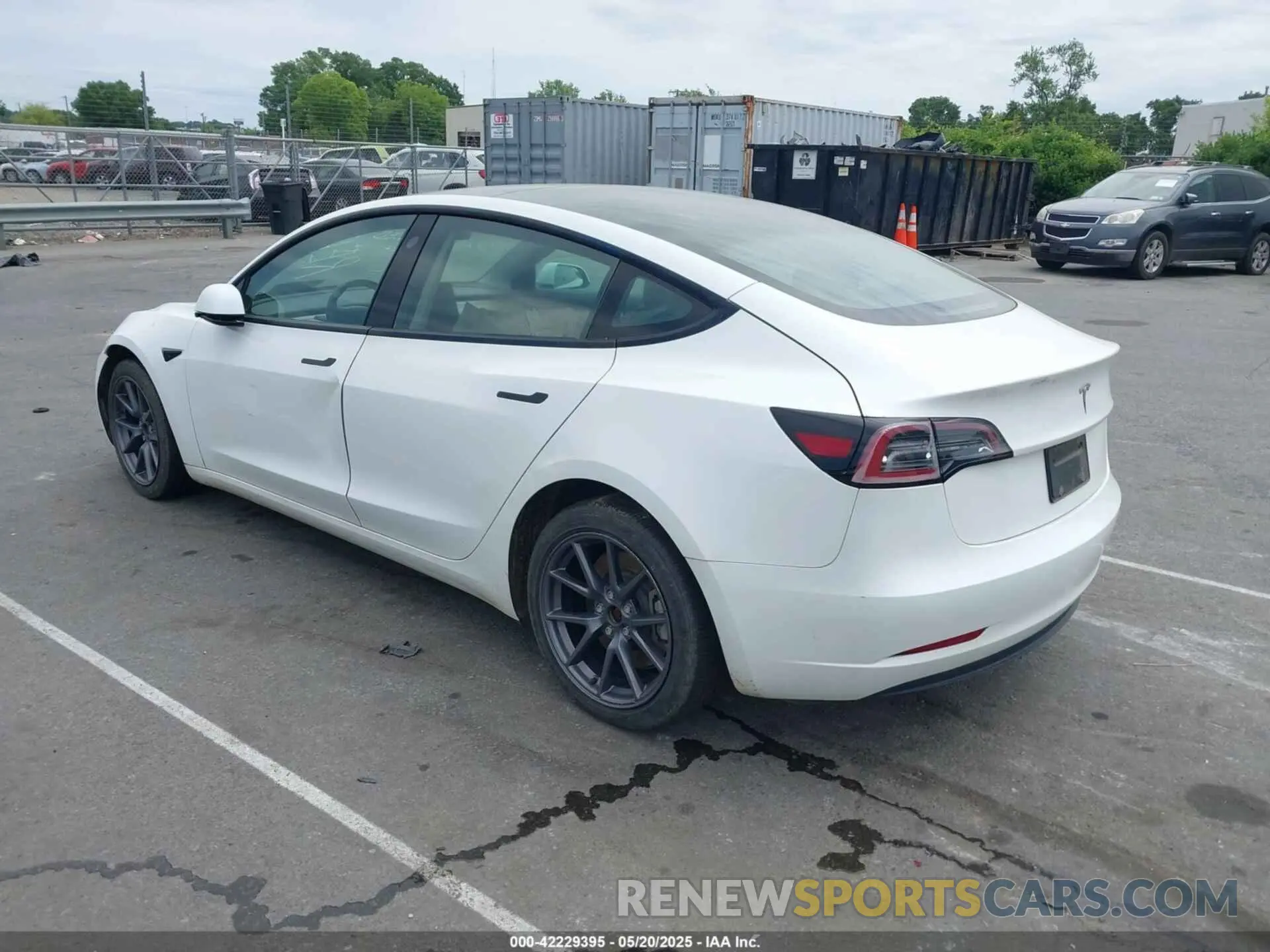 3 Photograph of a damaged car 5YJ3E1EA3PF556644 TESLA MODEL 3 2023