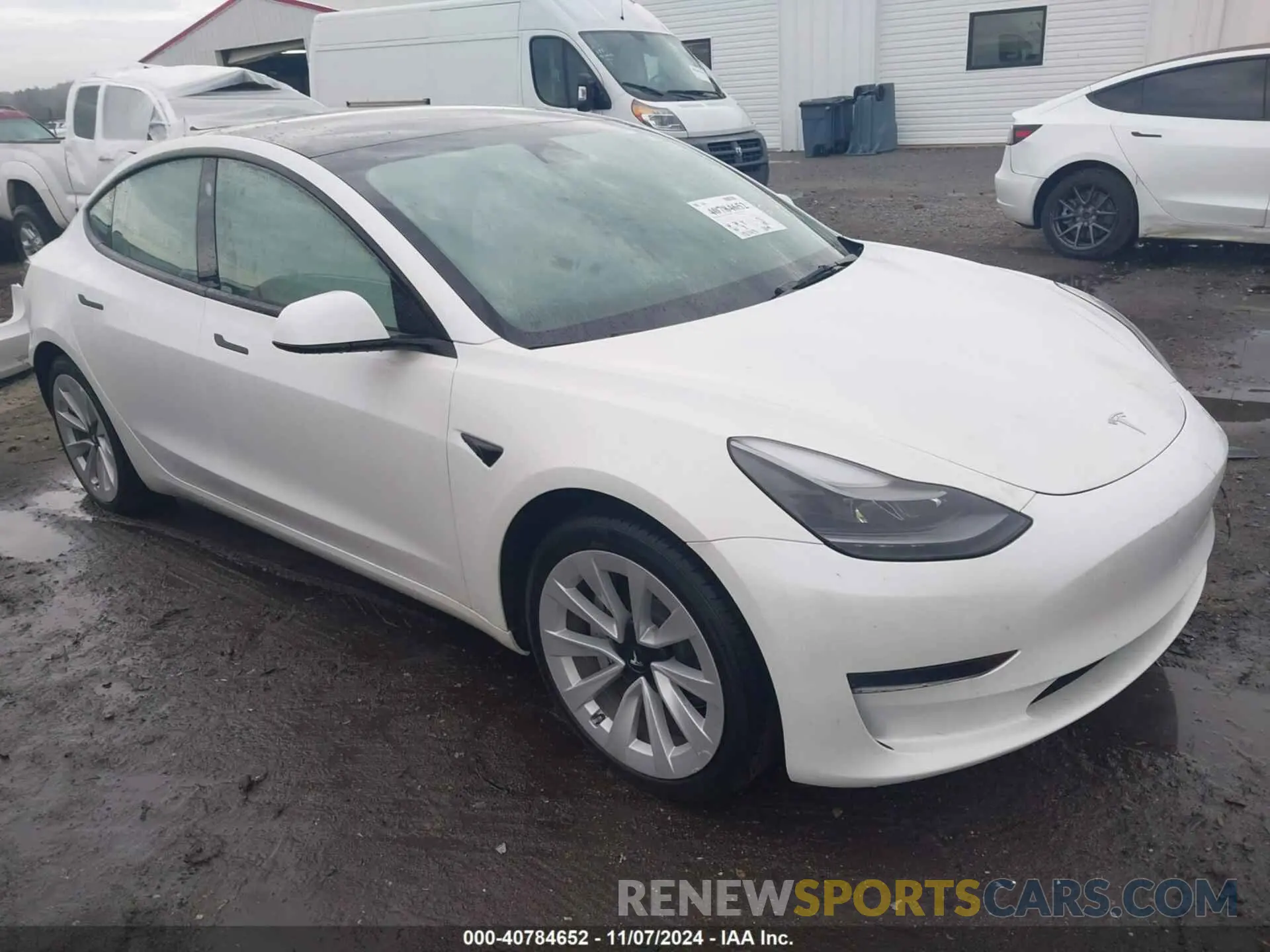 1 Photograph of a damaged car 5YJ3E1EA3PF563707 TESLA MODEL 3 2023