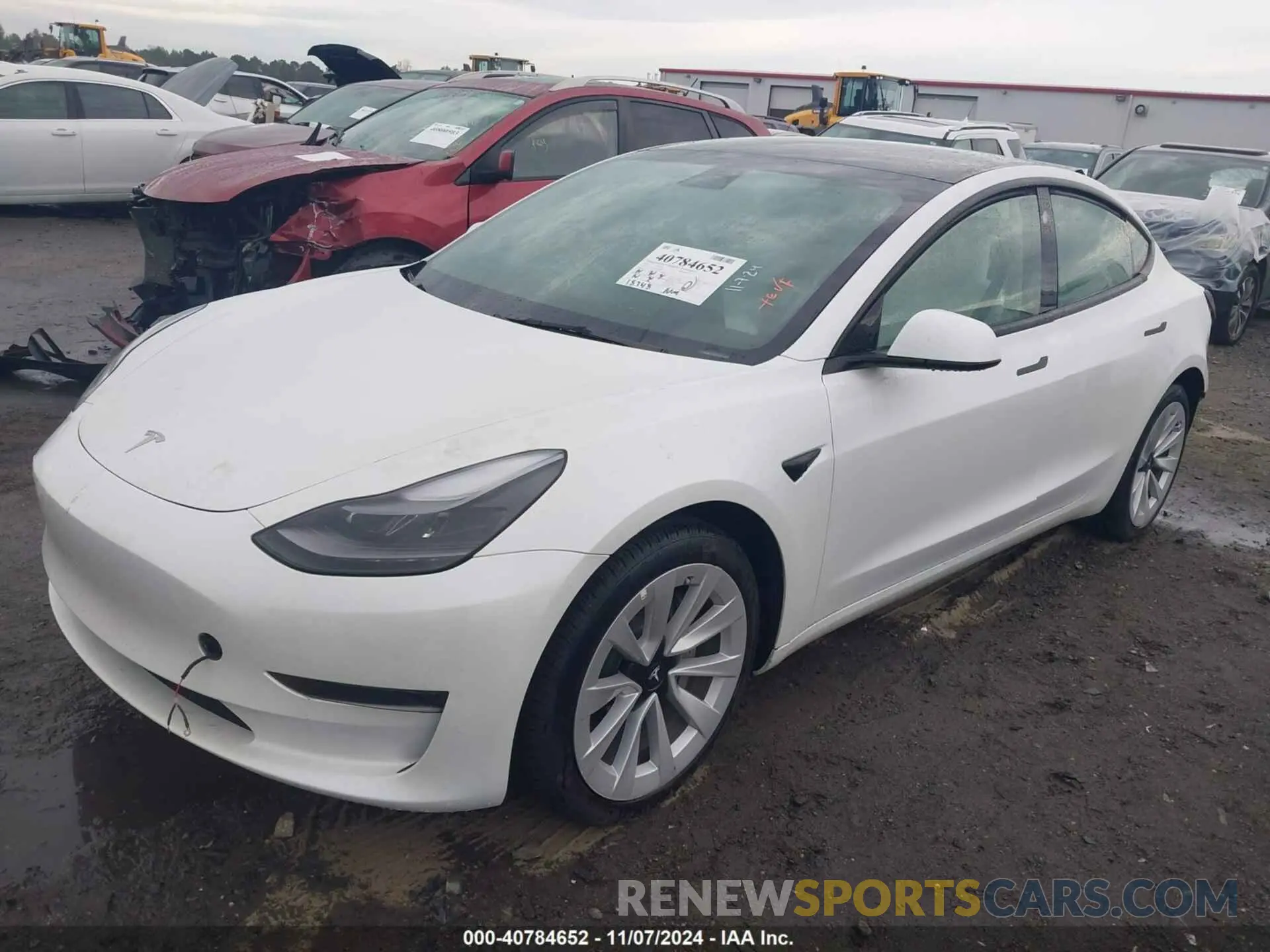 2 Photograph of a damaged car 5YJ3E1EA3PF563707 TESLA MODEL 3 2023