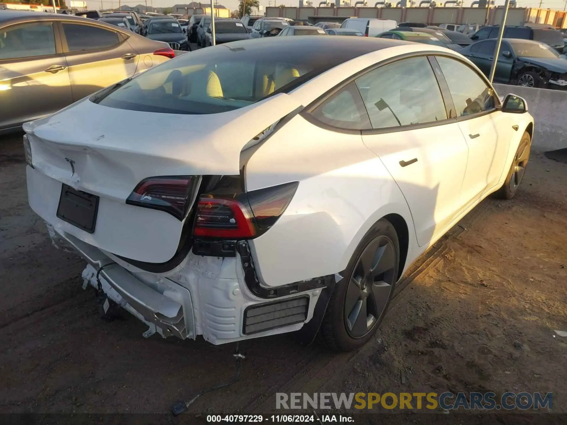 4 Photograph of a damaged car 5YJ3E1EA3PF573136 TESLA MODEL 3 2023