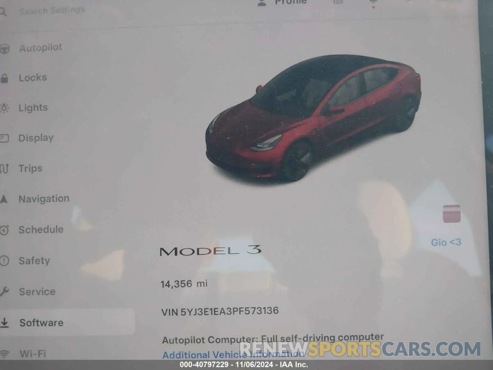 7 Photograph of a damaged car 5YJ3E1EA3PF573136 TESLA MODEL 3 2023