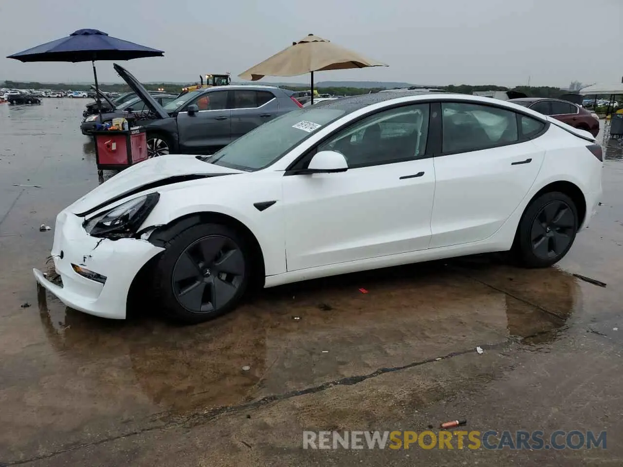 1 Photograph of a damaged car 5YJ3E1EA3PF573881 TESLA MODEL 3 2023
