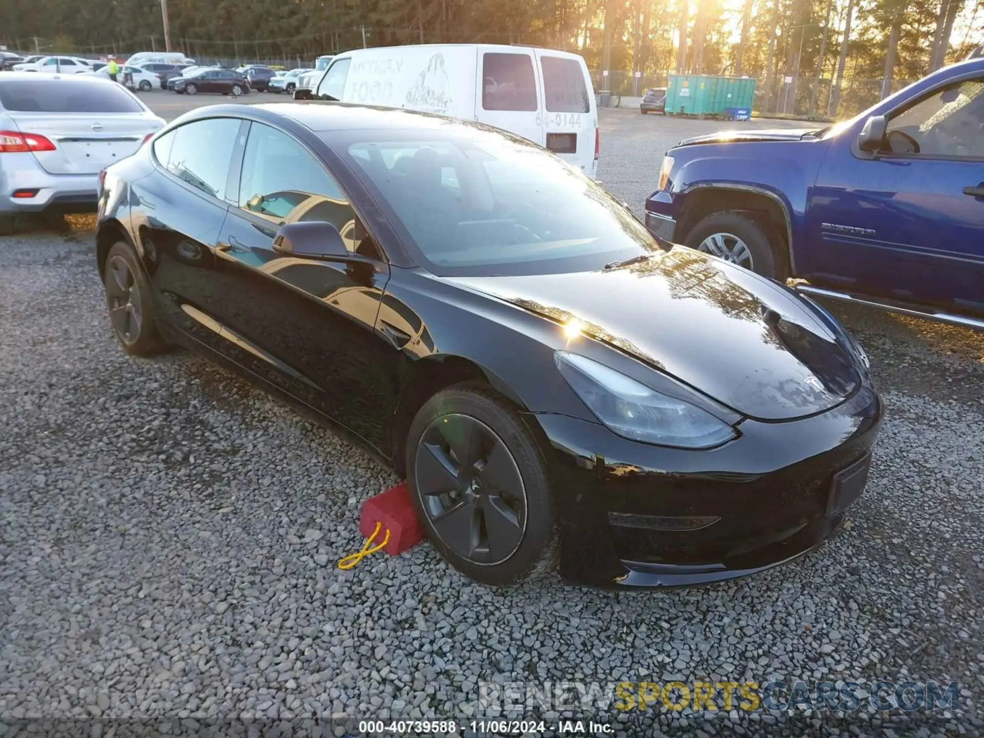 1 Photograph of a damaged car 5YJ3E1EA3PF578112 TESLA MODEL 3 2023