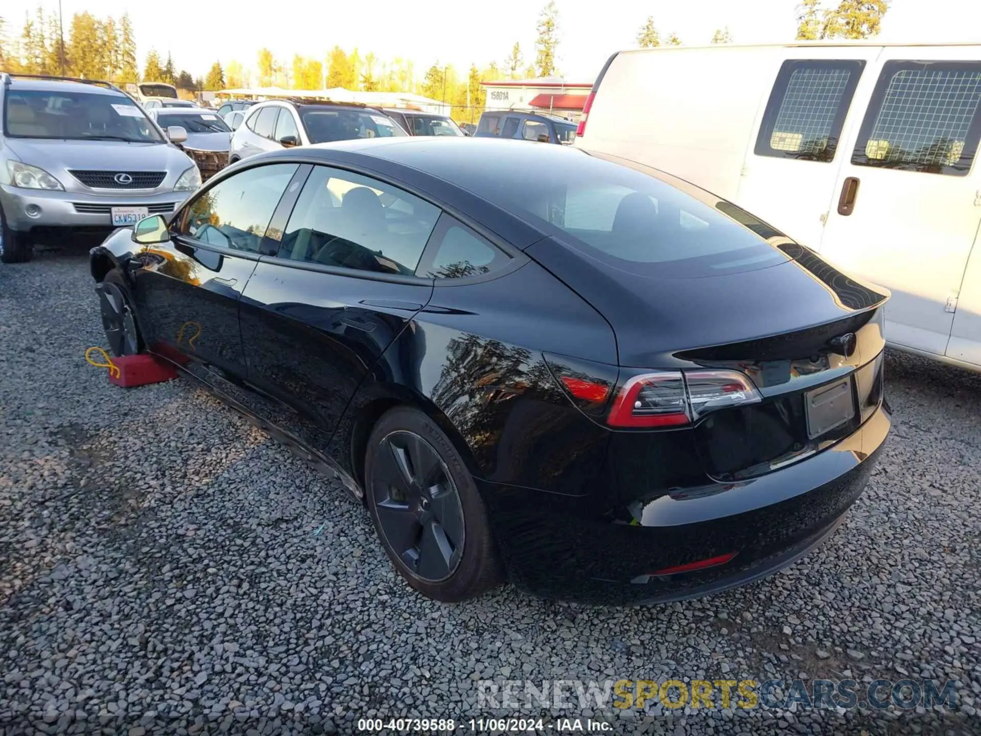 3 Photograph of a damaged car 5YJ3E1EA3PF578112 TESLA MODEL 3 2023