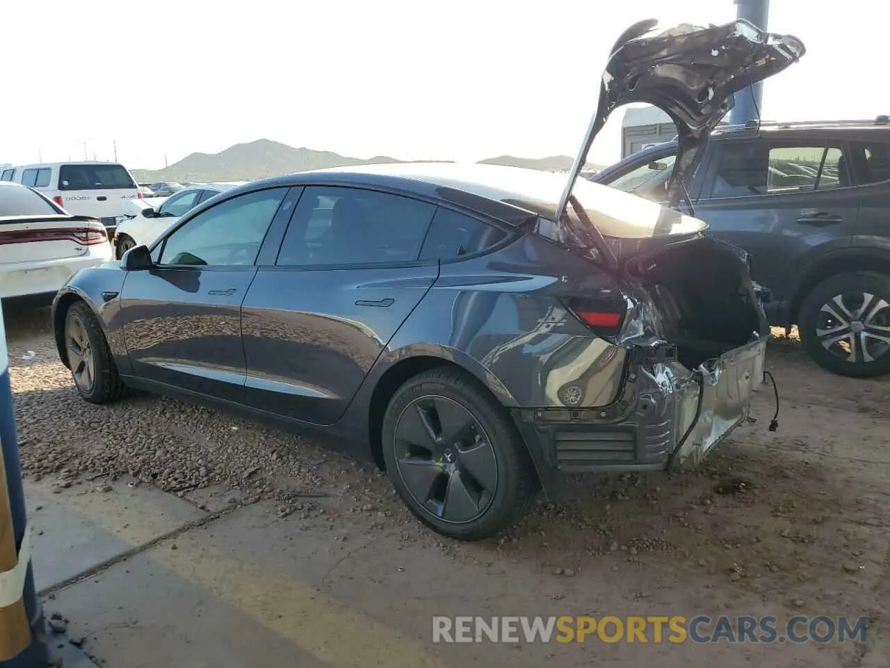 2 Photograph of a damaged car 5YJ3E1EA3PF581320 TESLA MODEL 3 2023