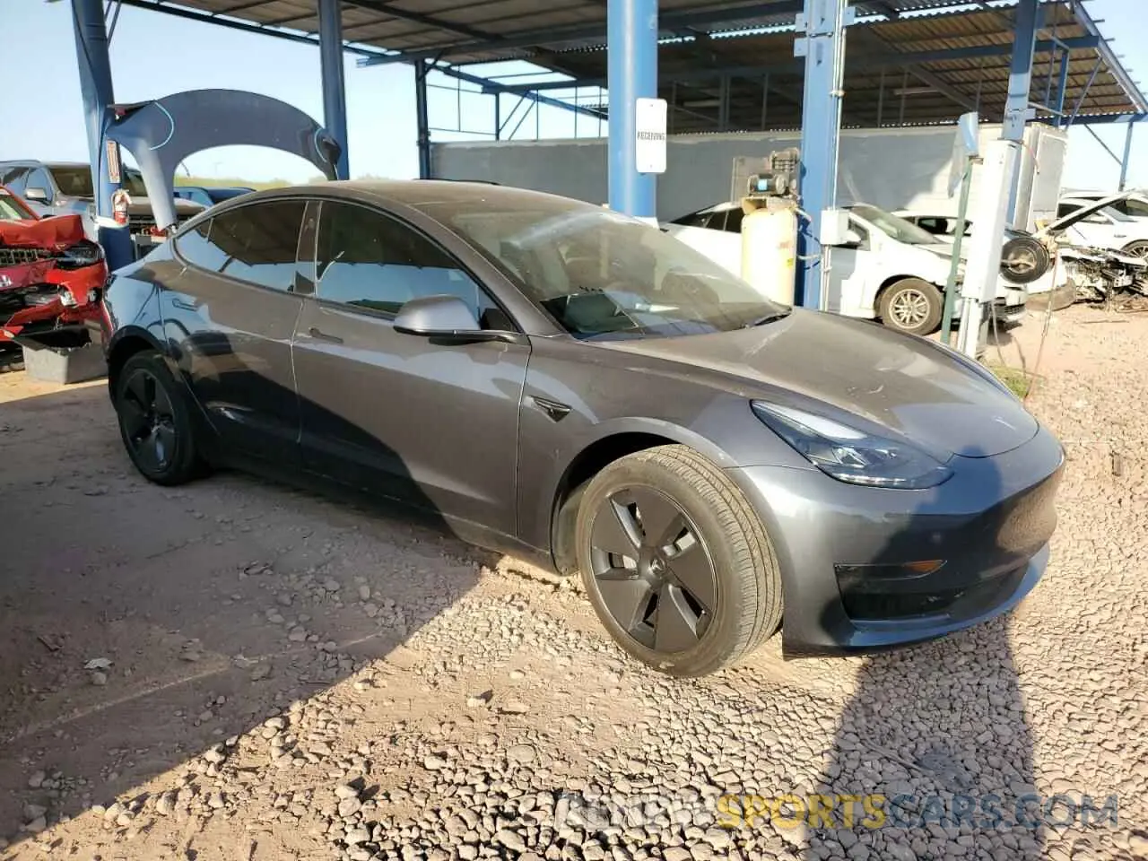 4 Photograph of a damaged car 5YJ3E1EA3PF581320 TESLA MODEL 3 2023