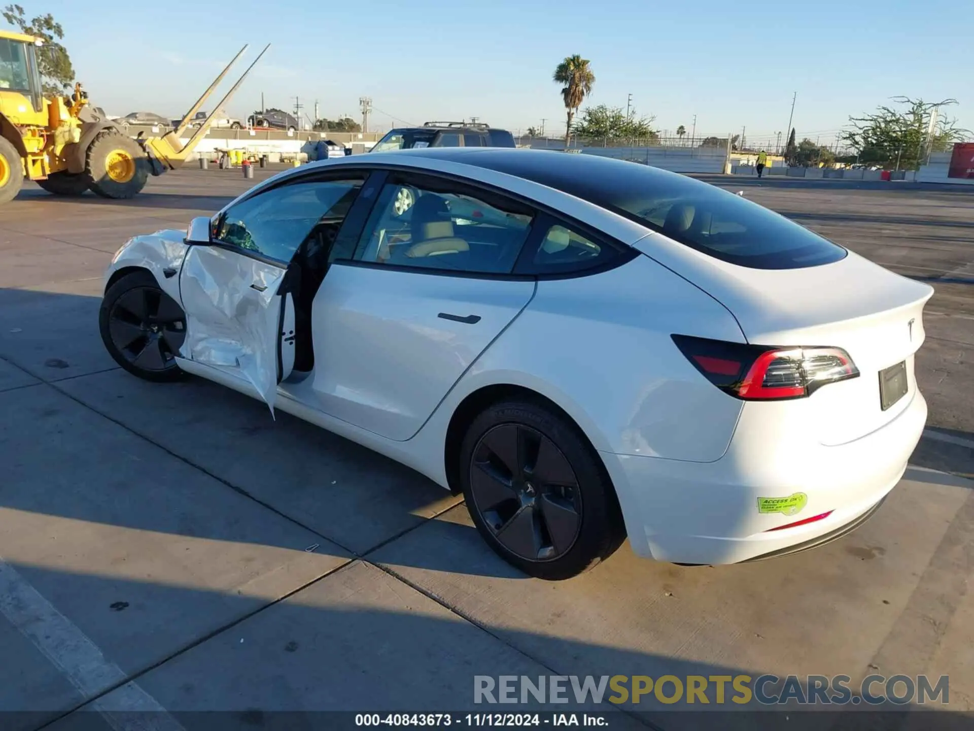 3 Photograph of a damaged car 5YJ3E1EA3PF605020 TESLA MODEL 3 2023