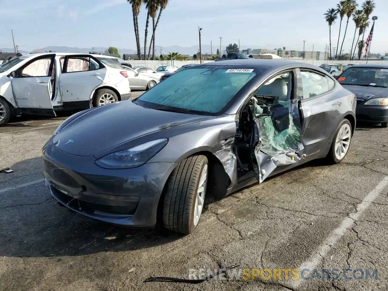 1 Photograph of a damaged car 5YJ3E1EA3PF638910 TESLA MODEL 3 2023