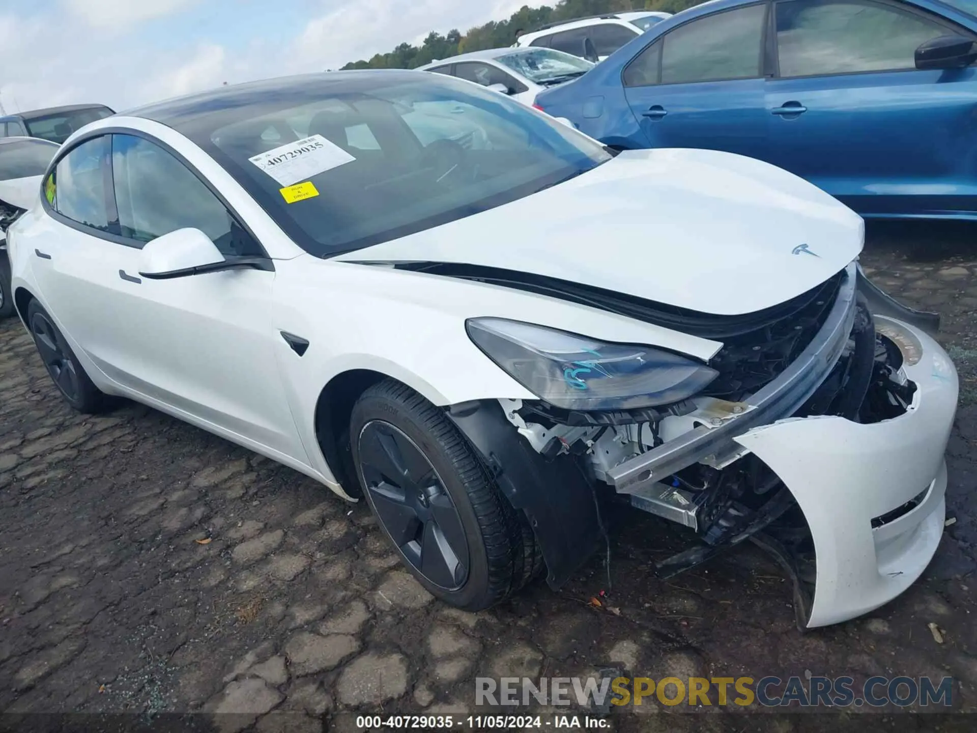 1 Photograph of a damaged car 5YJ3E1EA3PF658462 TESLA MODEL 3 2023