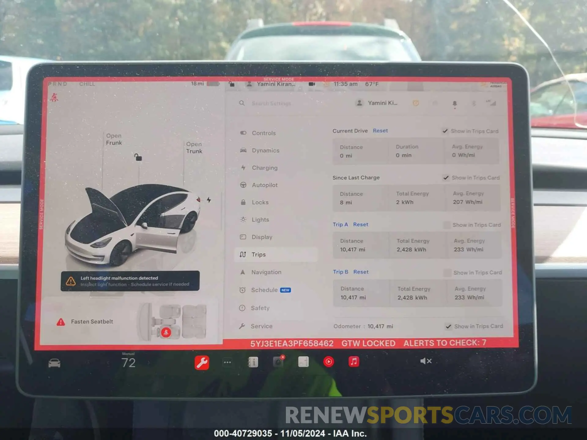 19 Photograph of a damaged car 5YJ3E1EA3PF658462 TESLA MODEL 3 2023