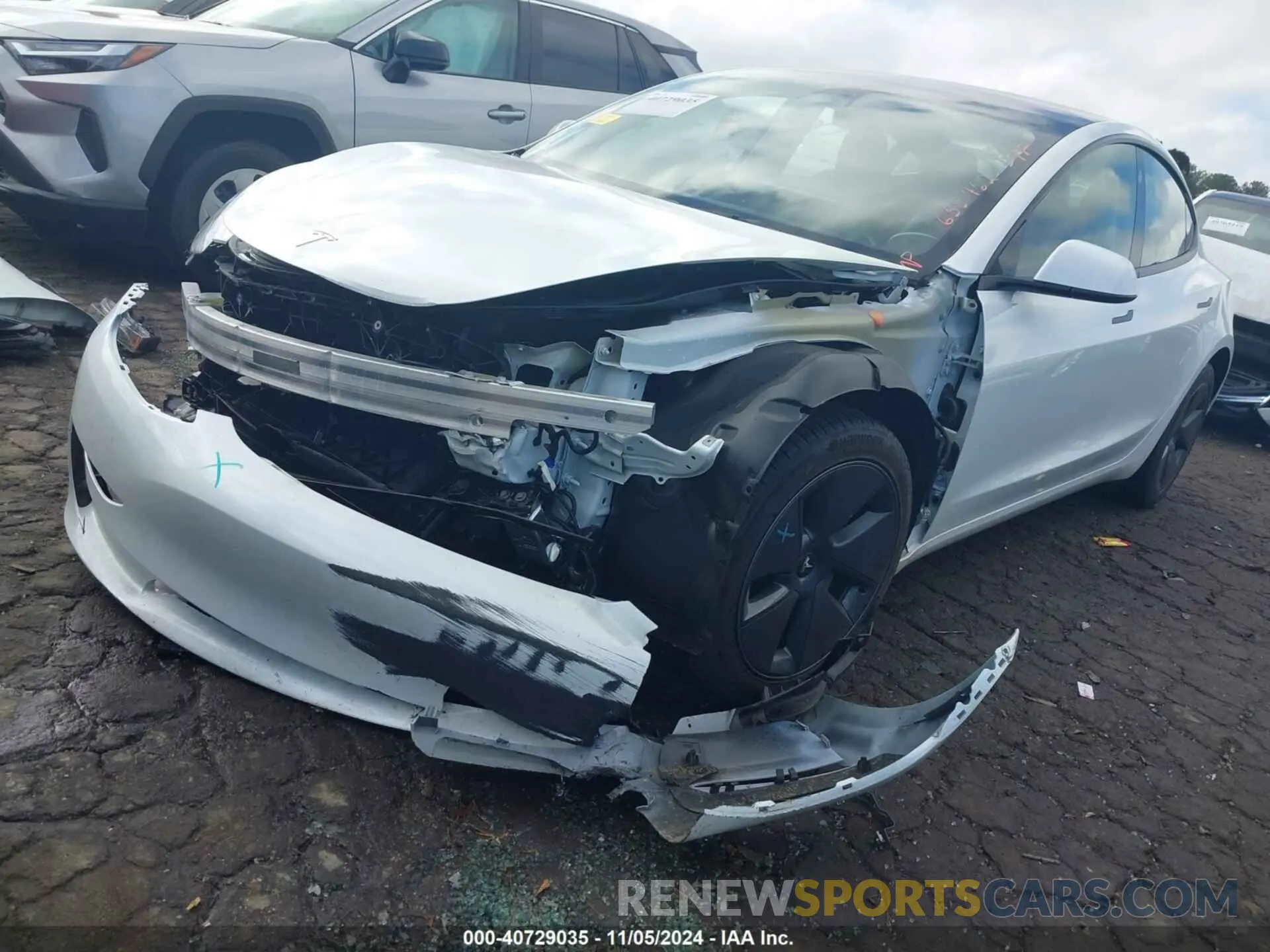2 Photograph of a damaged car 5YJ3E1EA3PF658462 TESLA MODEL 3 2023