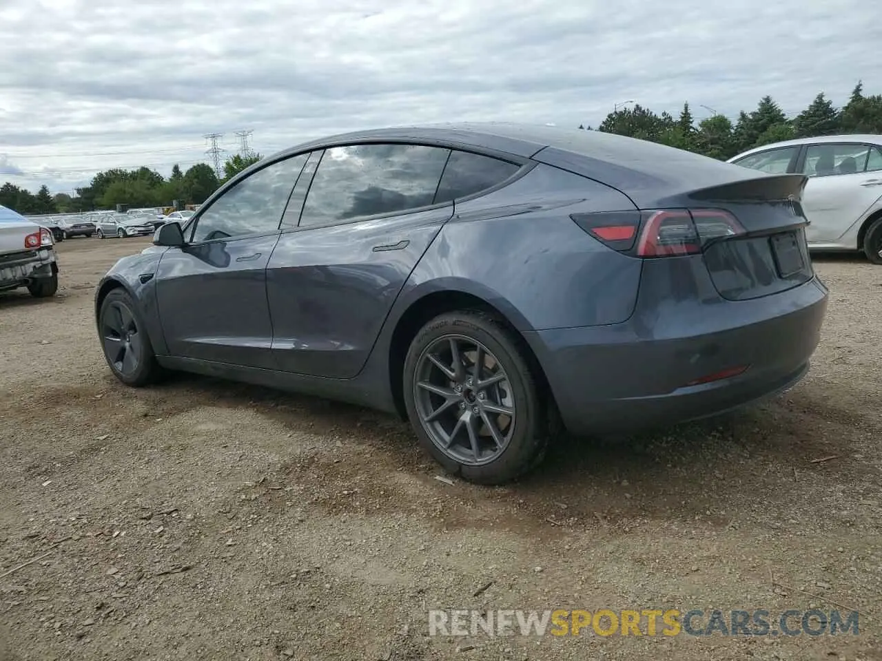2 Photograph of a damaged car 5YJ3E1EA3PF672023 TESLA MODEL 3 2023