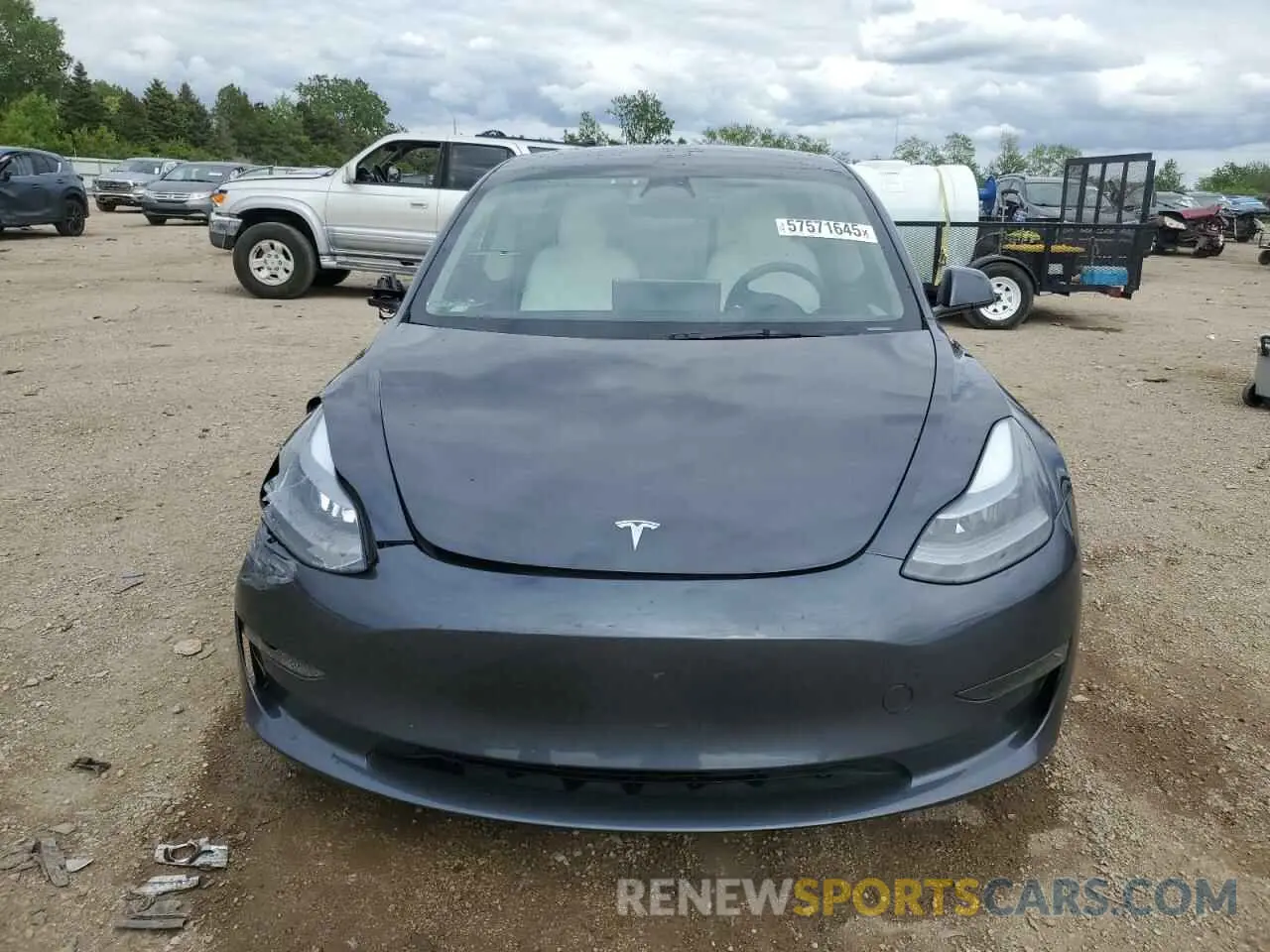 5 Photograph of a damaged car 5YJ3E1EA3PF672023 TESLA MODEL 3 2023