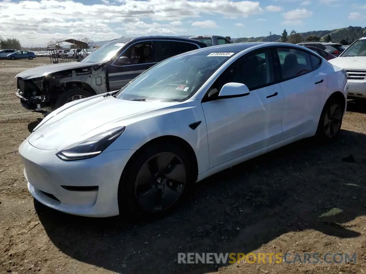 1 Photograph of a damaged car 5YJ3E1EA3PF673074 TESLA MODEL 3 2023