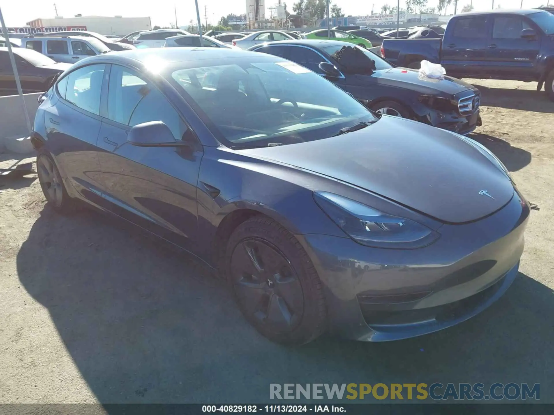 1 Photograph of a damaged car 5YJ3E1EA3PF680722 TESLA MODEL 3 2023