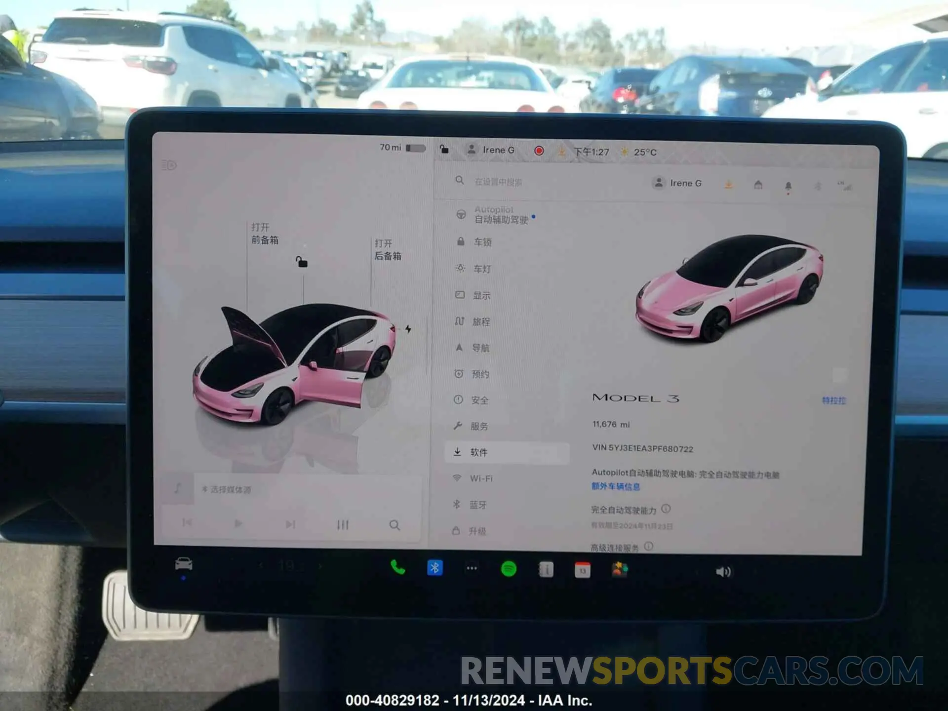 19 Photograph of a damaged car 5YJ3E1EA3PF680722 TESLA MODEL 3 2023
