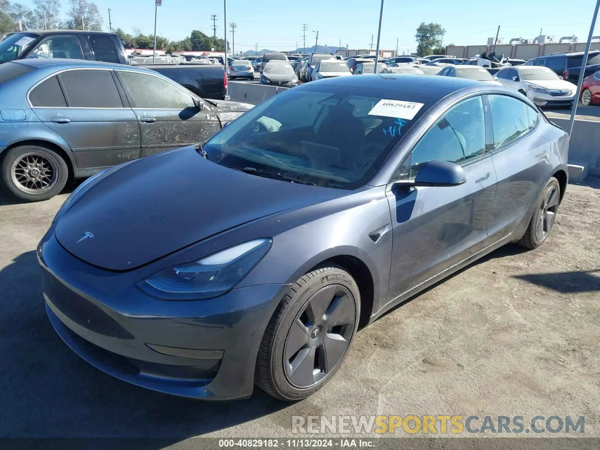2 Photograph of a damaged car 5YJ3E1EA3PF680722 TESLA MODEL 3 2023