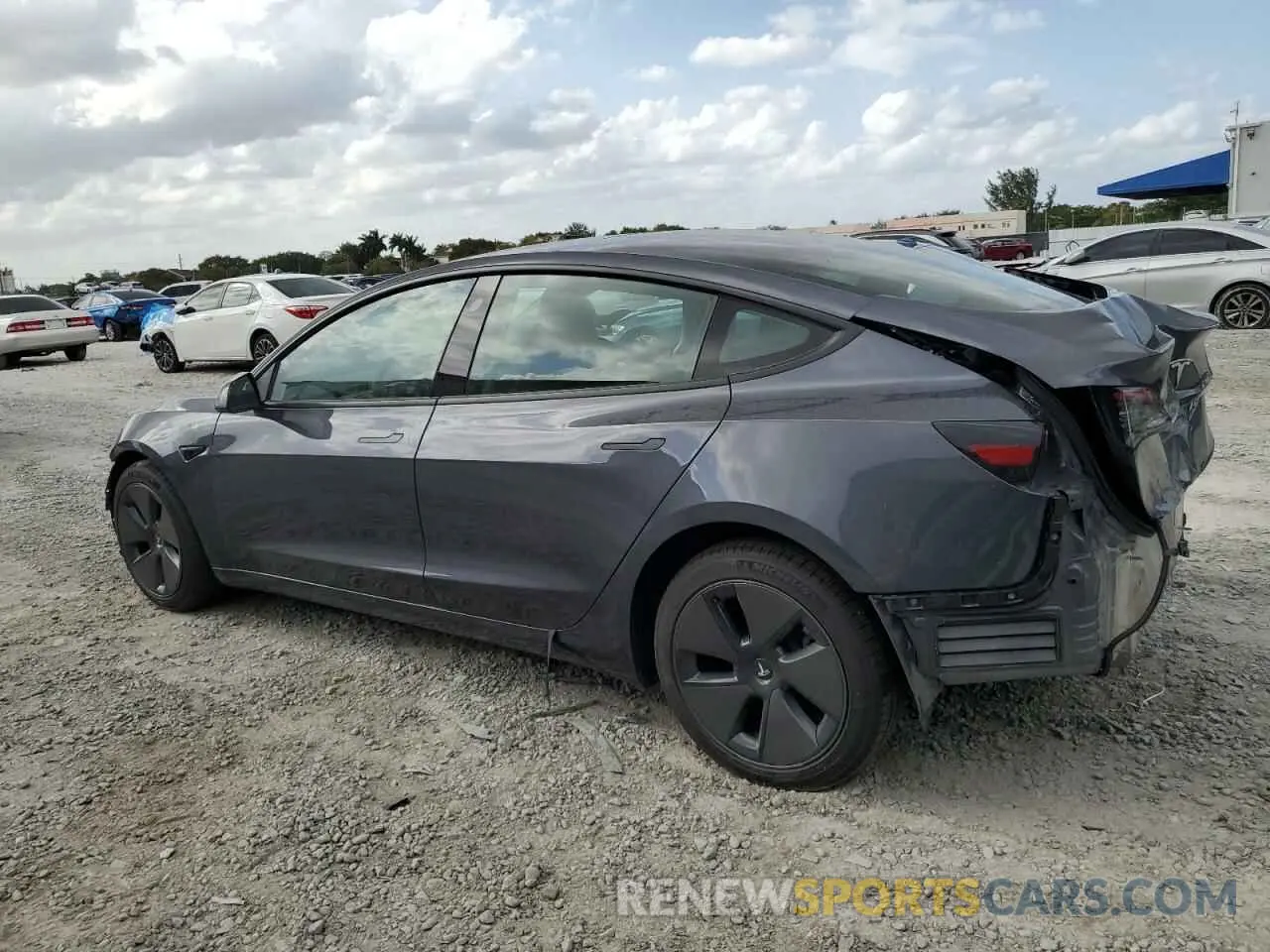2 Photograph of a damaged car 5YJ3E1EA3PF690103 TESLA MODEL 3 2023