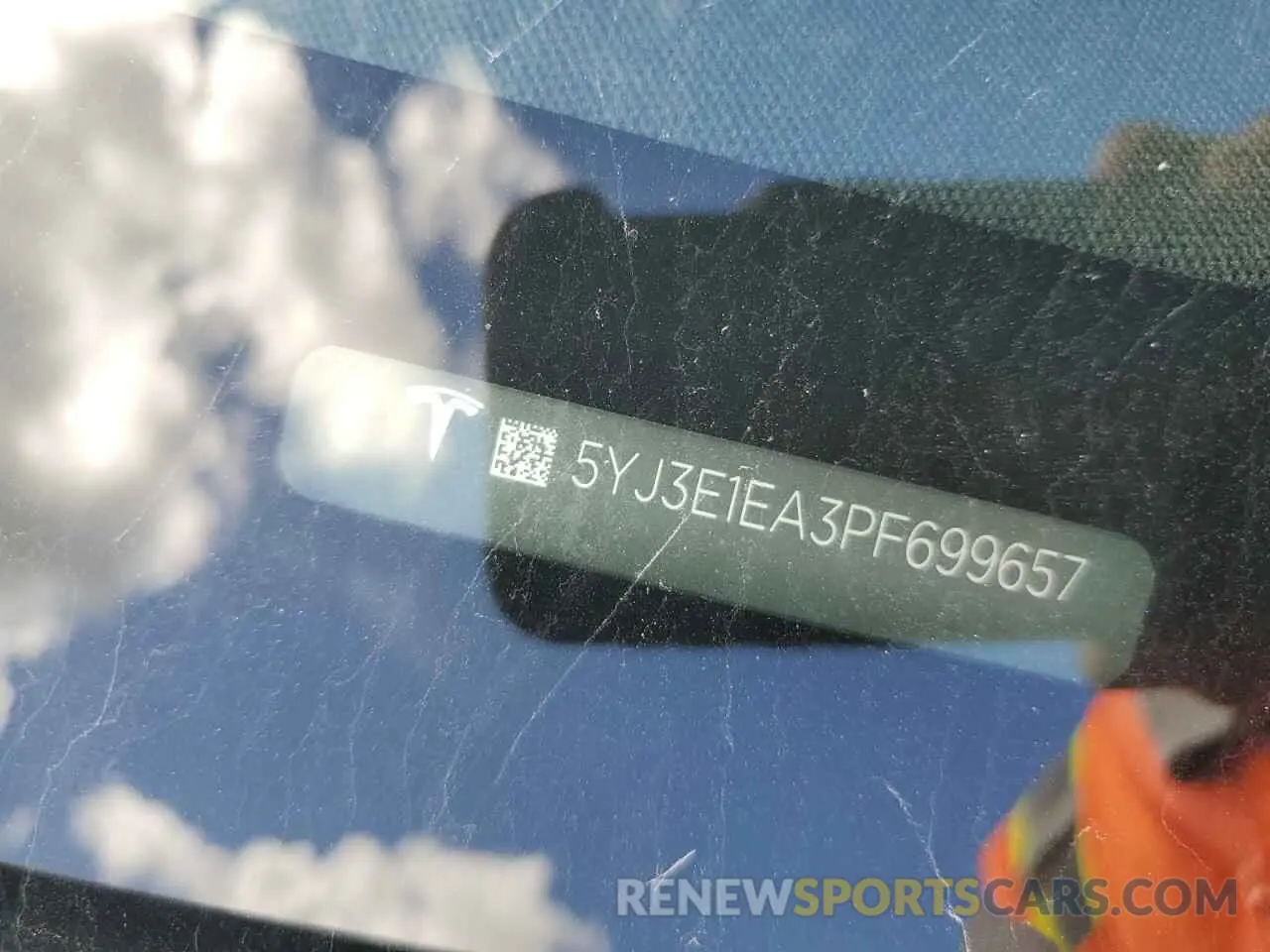 13 Photograph of a damaged car 5YJ3E1EA3PF699657 TESLA MODEL 3 2023