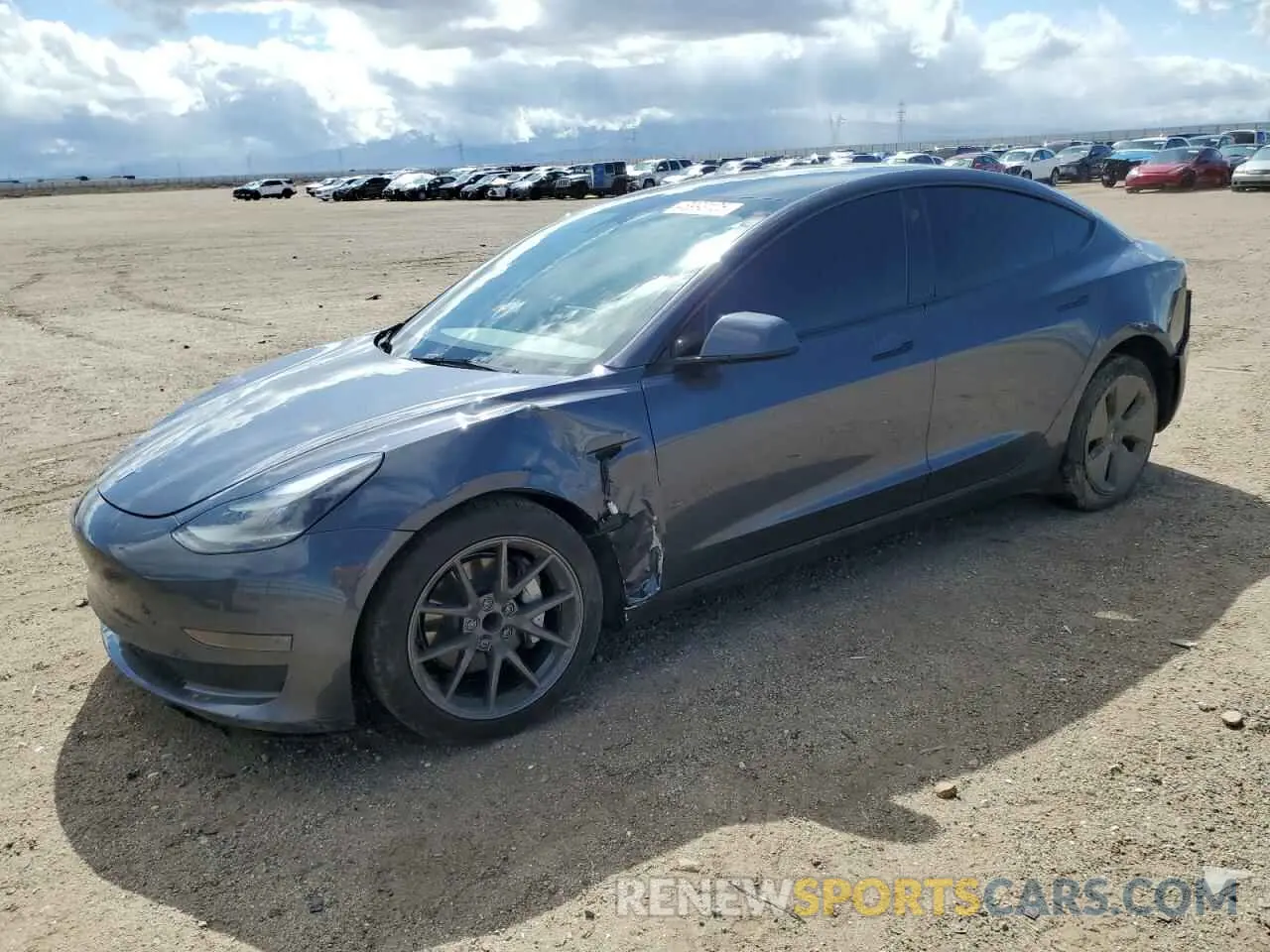 1 Photograph of a damaged car 5YJ3E1EA3PF707076 TESLA MODEL 3 2023