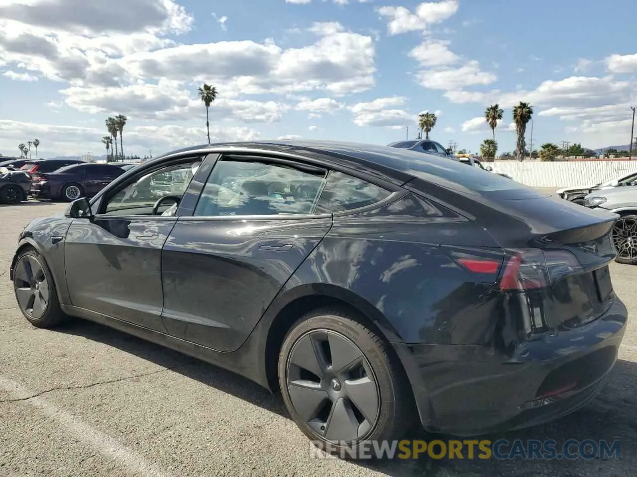 2 Photograph of a damaged car 5YJ3E1EA3PF713735 TESLA MODEL 3 2023