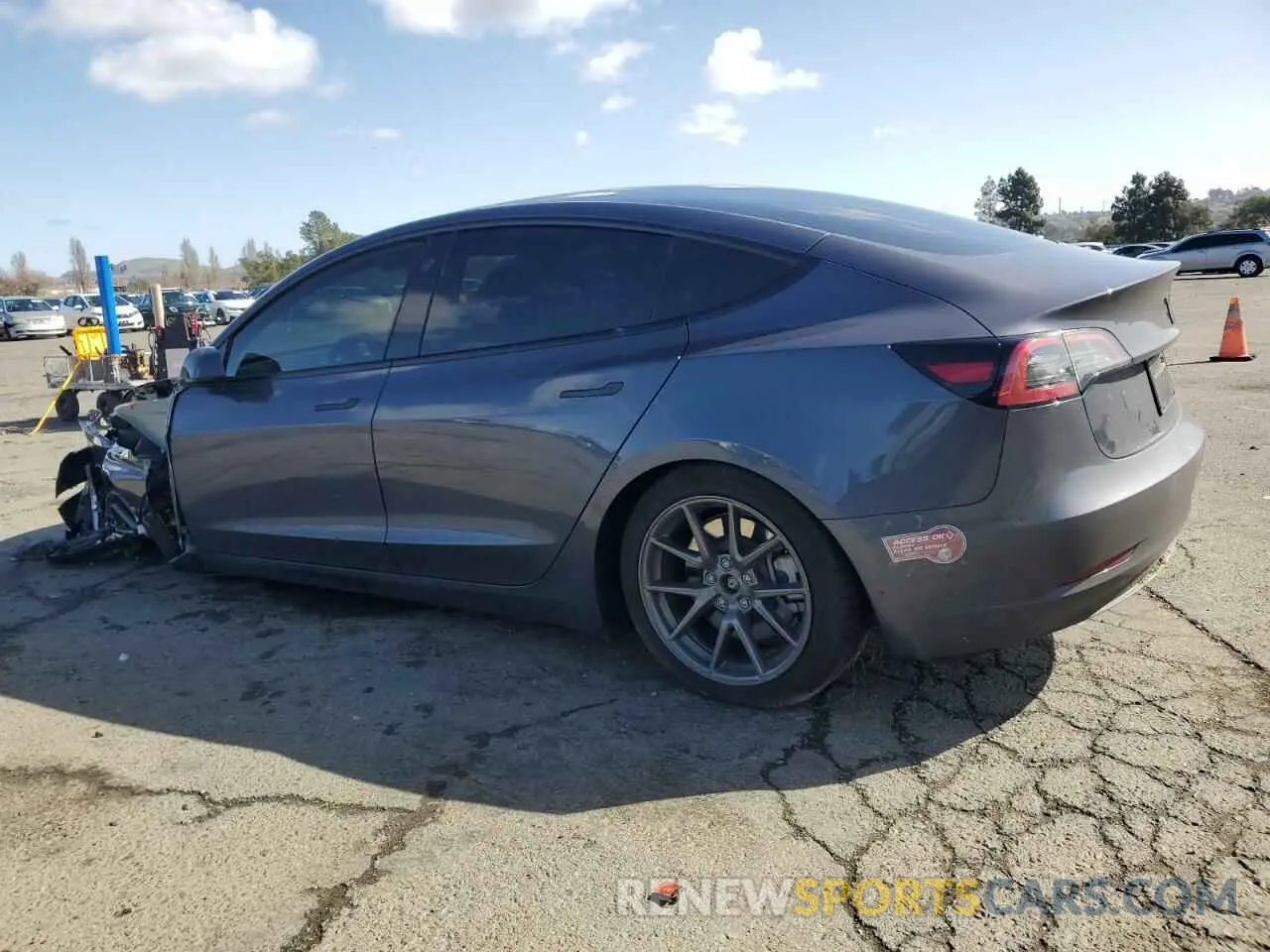 2 Photograph of a damaged car 5YJ3E1EA3PF714142 TESLA MODEL 3 2023
