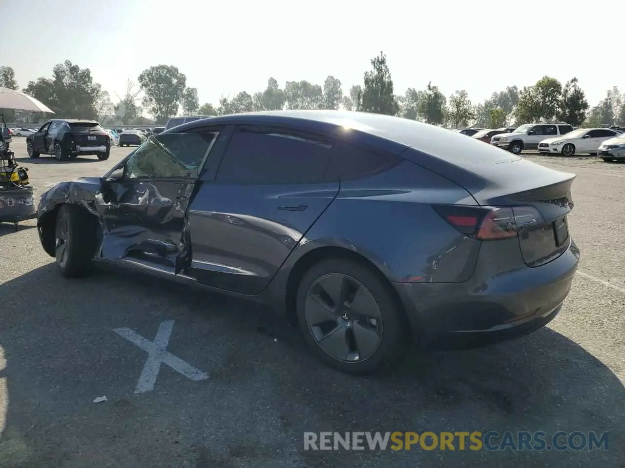 2 Photograph of a damaged car 5YJ3E1EA3PF715839 TESLA MODEL 3 2023