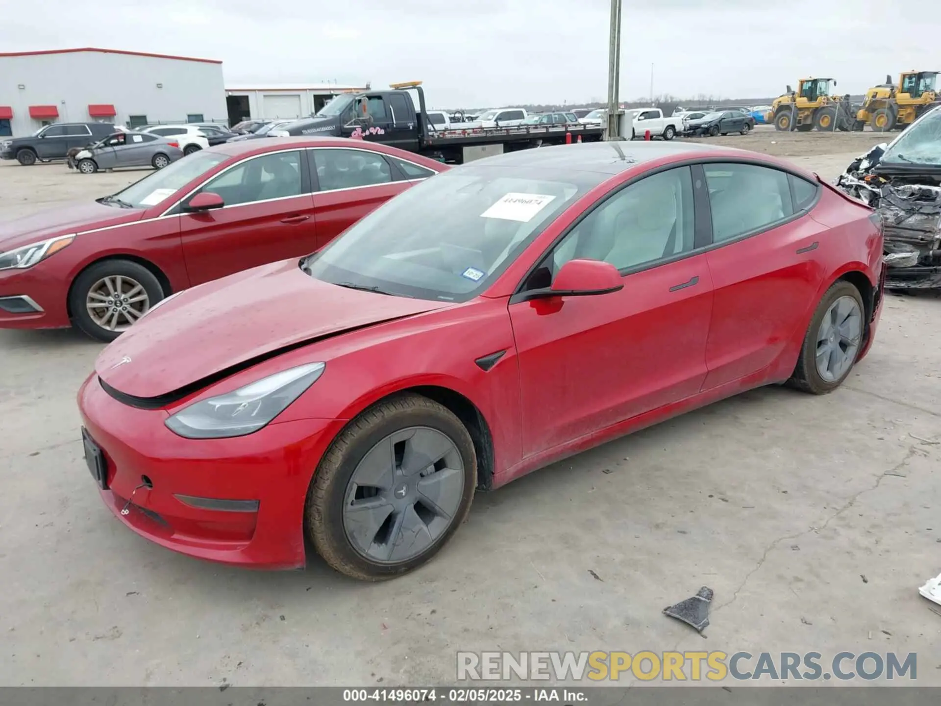 2 Photograph of a damaged car 5YJ3E1EA4PF384642 TESLA MODEL 3 2023