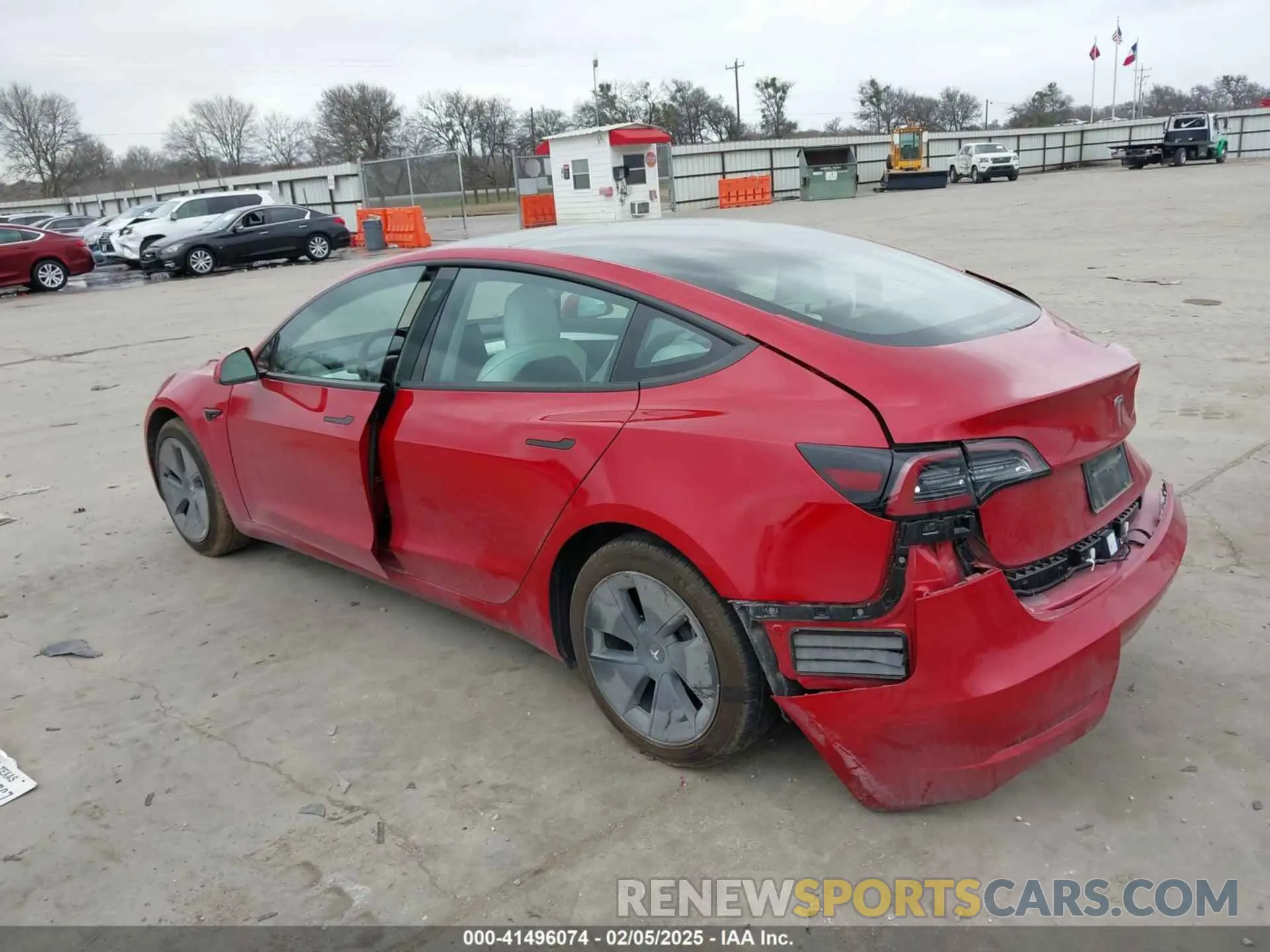 3 Photograph of a damaged car 5YJ3E1EA4PF384642 TESLA MODEL 3 2023