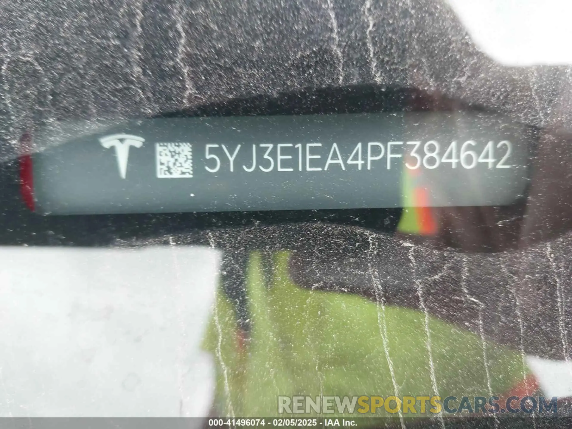 9 Photograph of a damaged car 5YJ3E1EA4PF384642 TESLA MODEL 3 2023