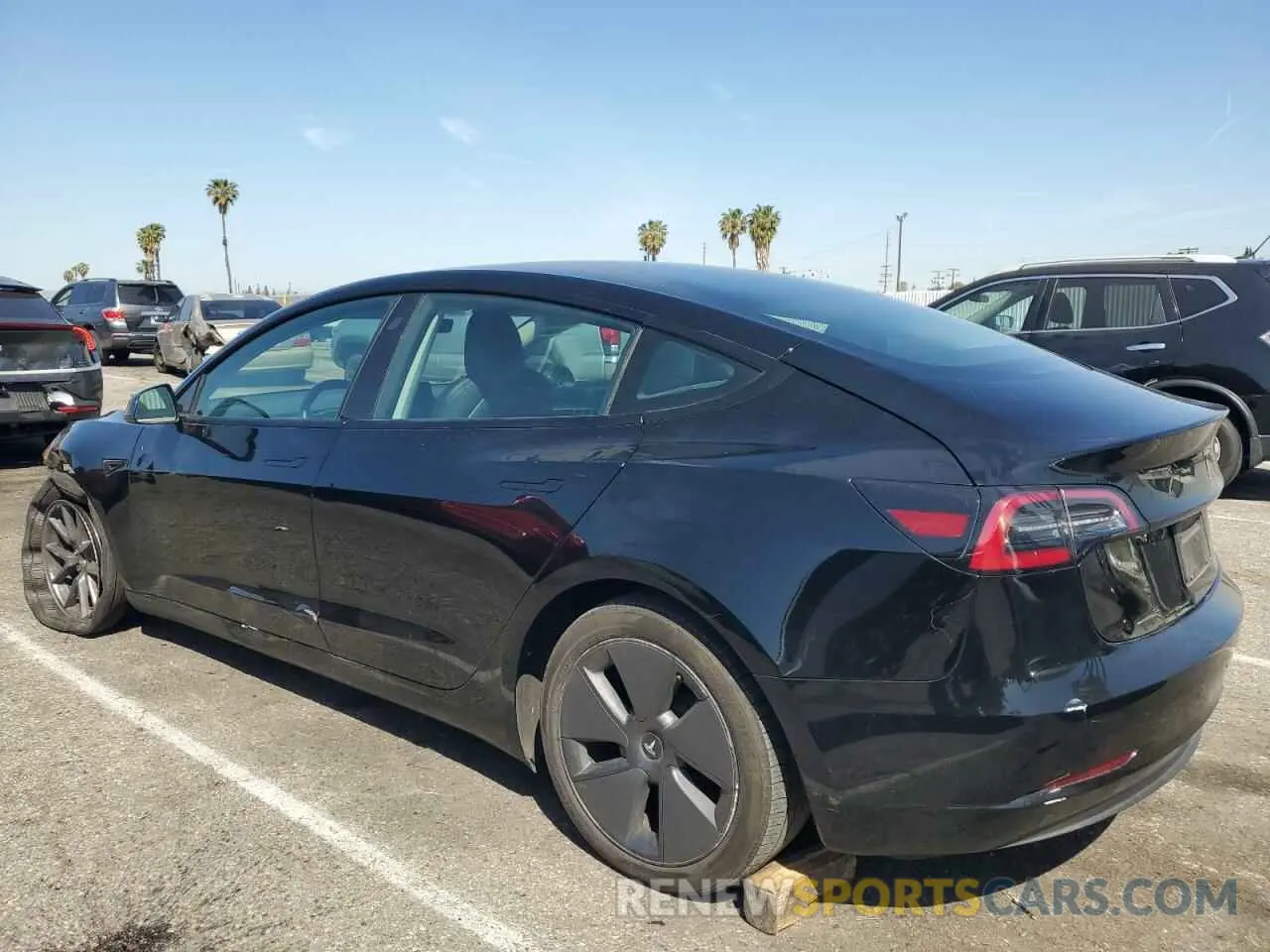 2 Photograph of a damaged car 5YJ3E1EA4PF385032 TESLA MODEL 3 2023