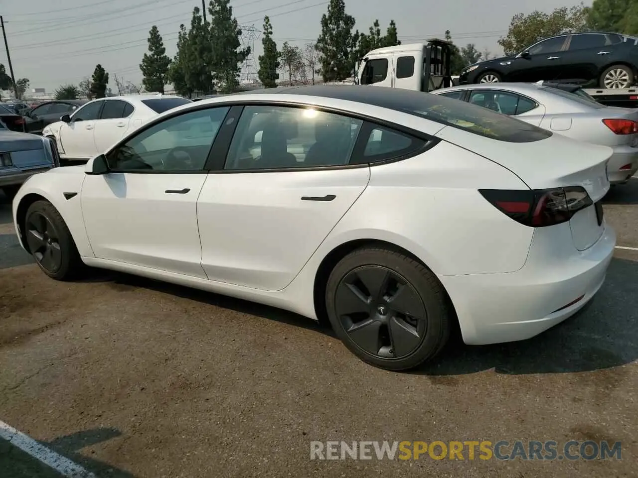 2 Photograph of a damaged car 5YJ3E1EA4PF385807 TESLA MODEL 3 2023