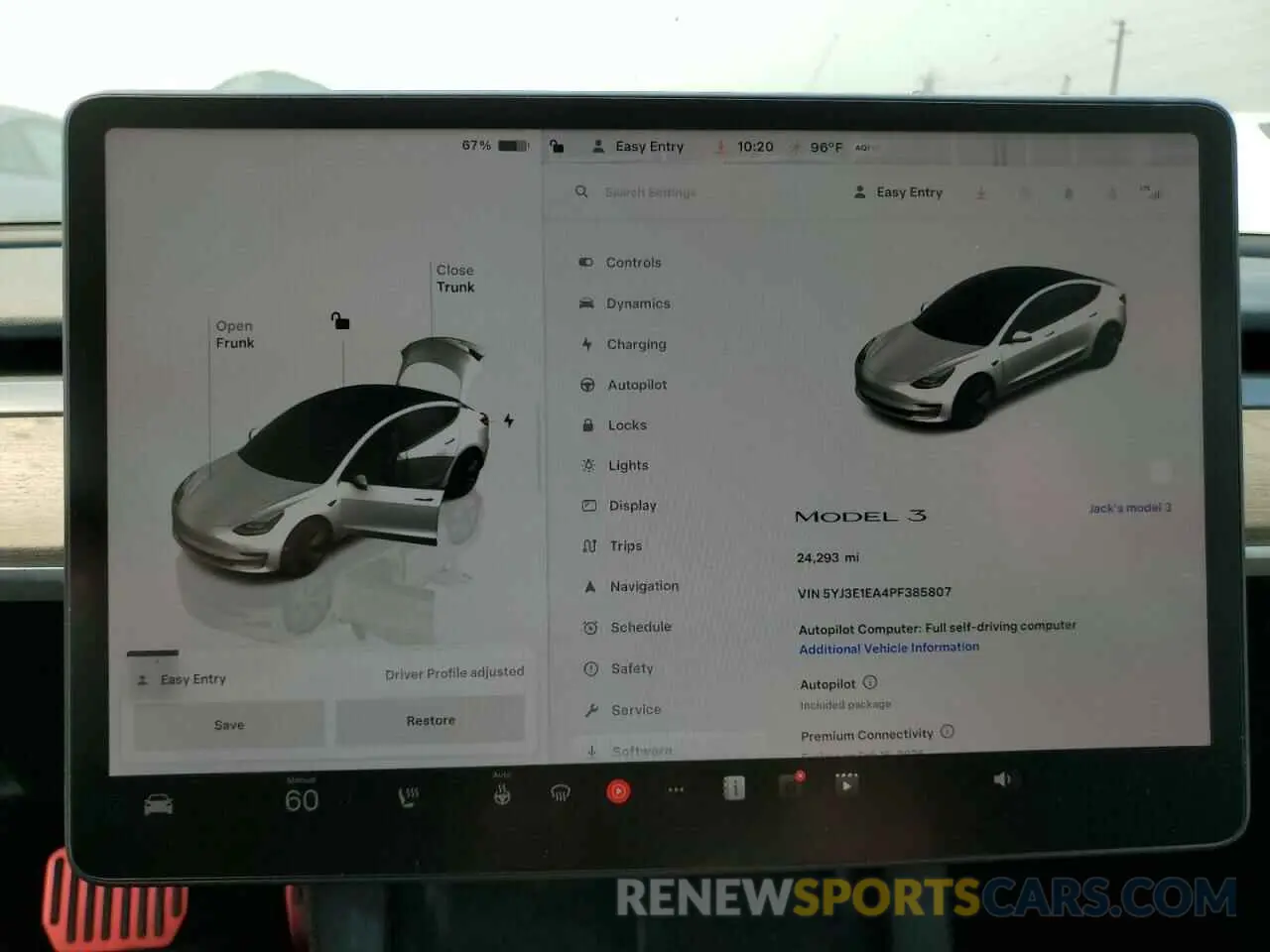 9 Photograph of a damaged car 5YJ3E1EA4PF385807 TESLA MODEL 3 2023