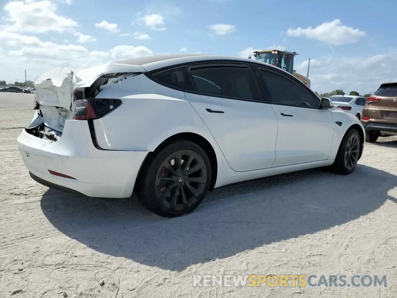 3 Photograph of a damaged car 5YJ3E1EA4PF394247 TESLA MODEL 3 2023