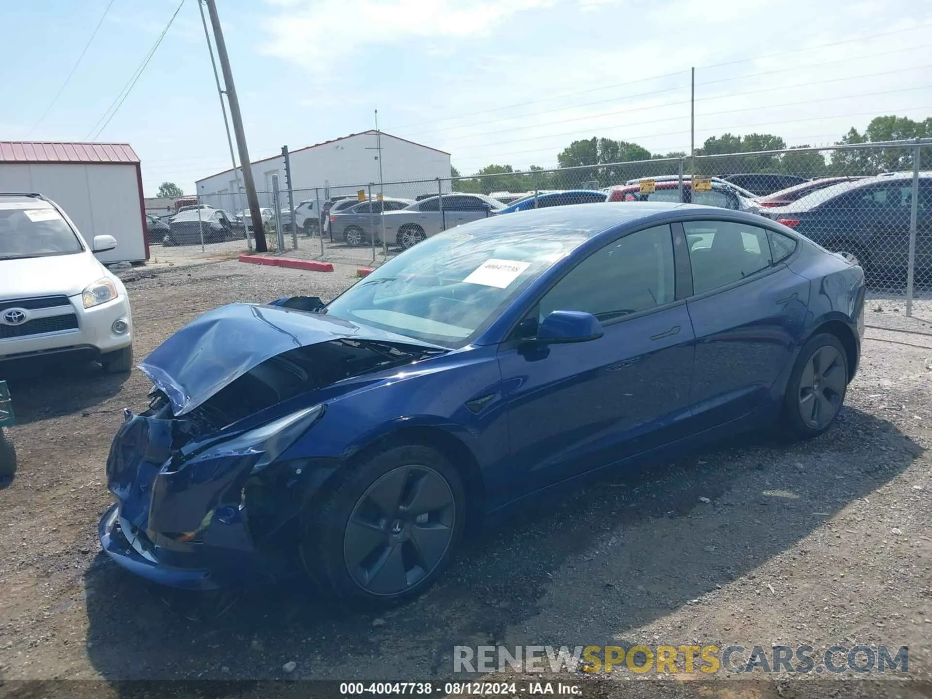 2 Photograph of a damaged car 5YJ3E1EA4PF394913 TESLA MODEL 3 2023