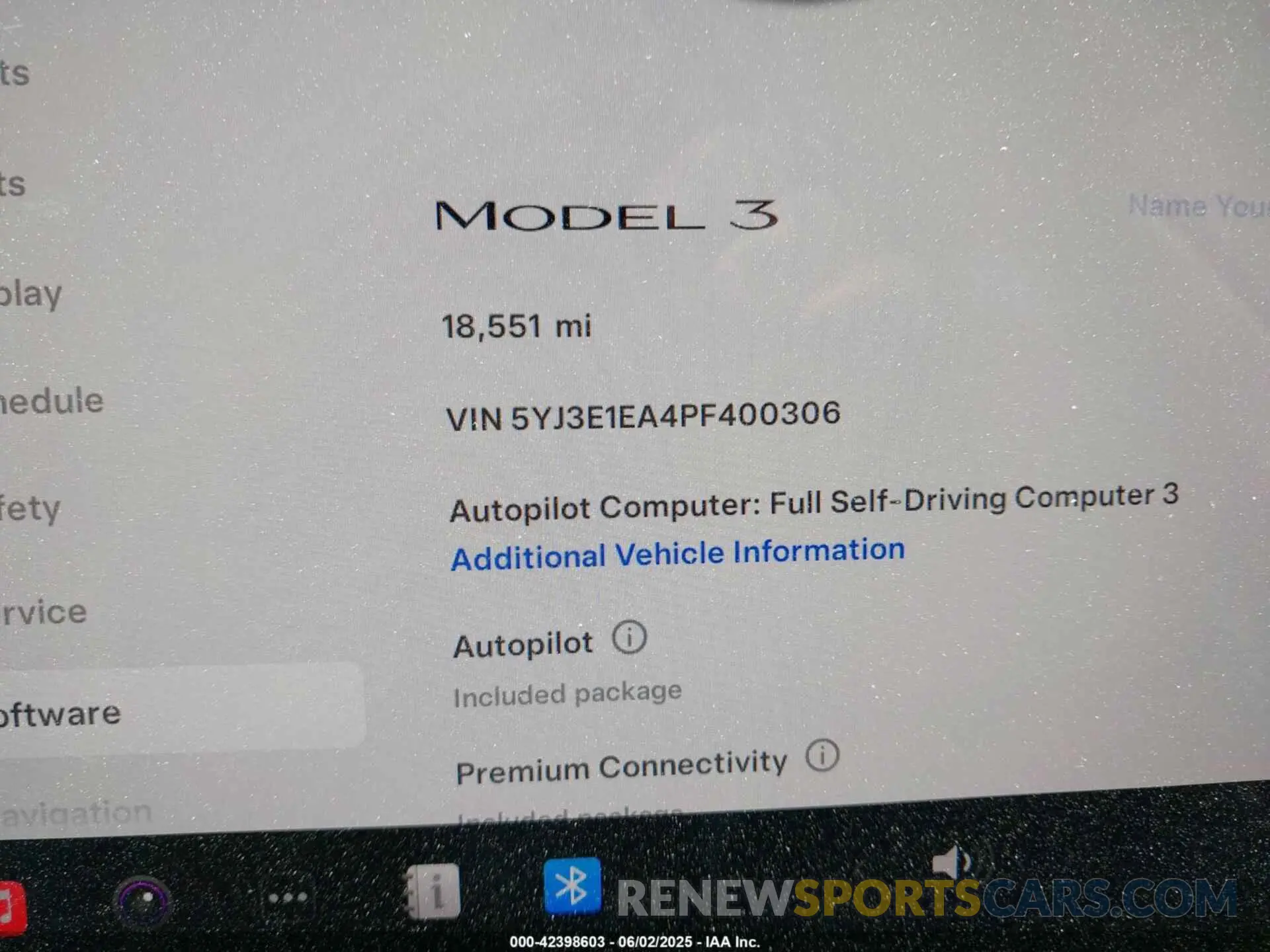 16 Photograph of a damaged car 5YJ3E1EA4PF400306 TESLA MODEL 3 2023