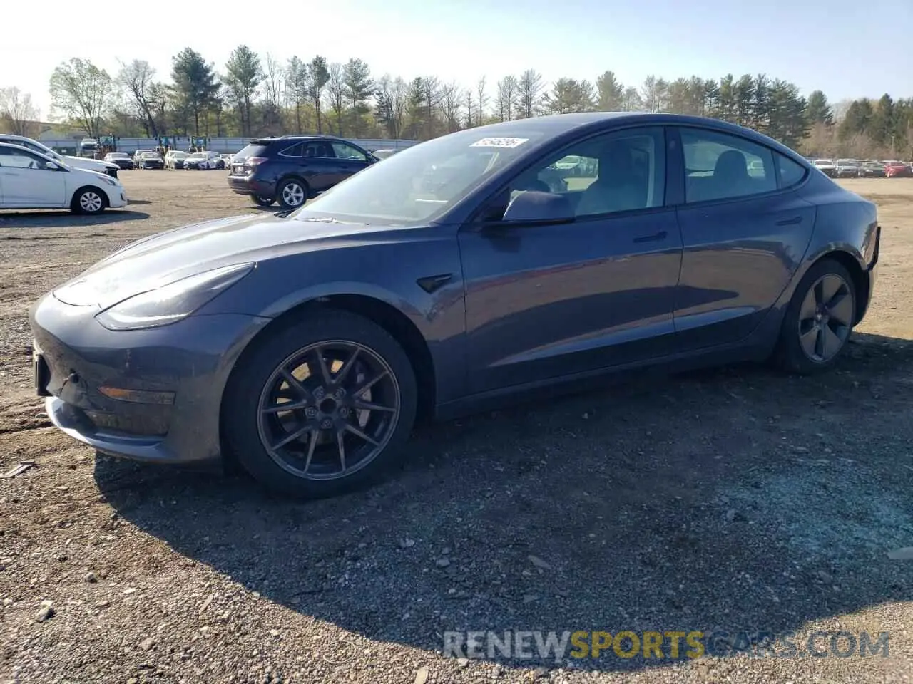 1 Photograph of a damaged car 5YJ3E1EA4PF400497 TESLA MODEL 3 2023