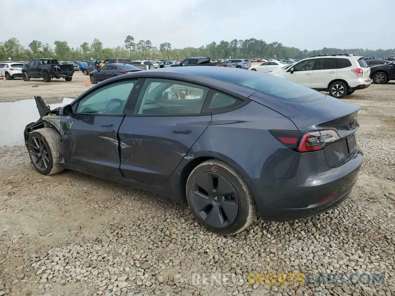 2 Photograph of a damaged car 5YJ3E1EA4PF402430 TESLA MODEL 3 2023