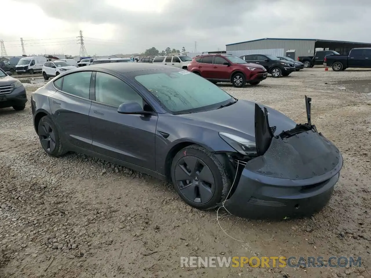 4 Photograph of a damaged car 5YJ3E1EA4PF402430 TESLA MODEL 3 2023