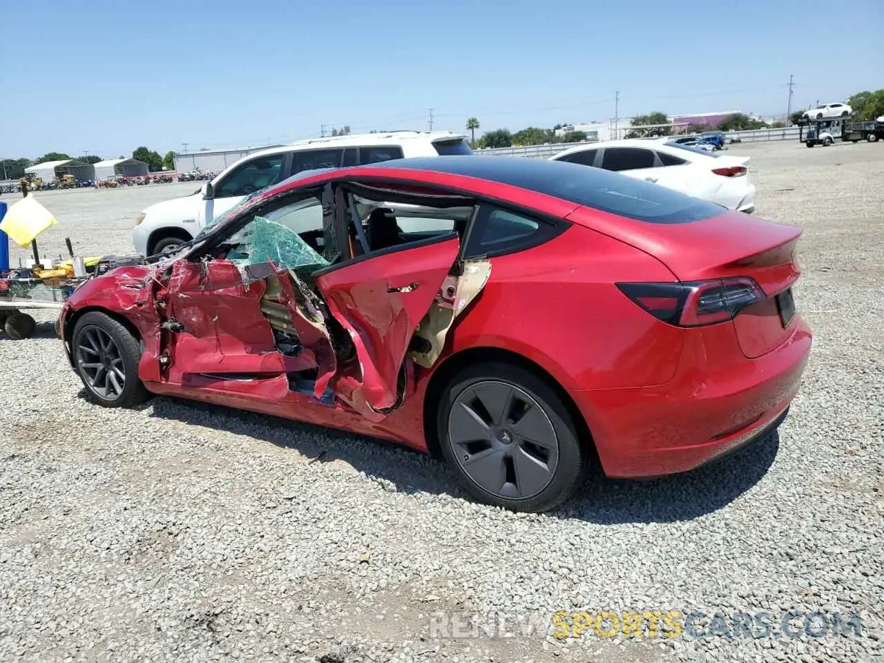 2 Photograph of a damaged car 5YJ3E1EA4PF404484 TESLA MODEL 3 2023