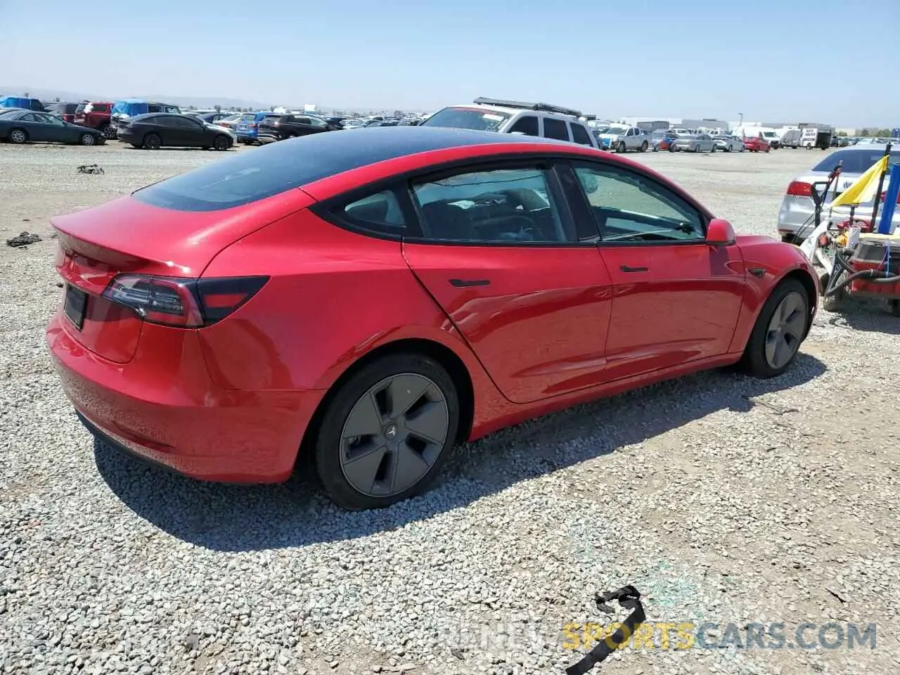 3 Photograph of a damaged car 5YJ3E1EA4PF404484 TESLA MODEL 3 2023