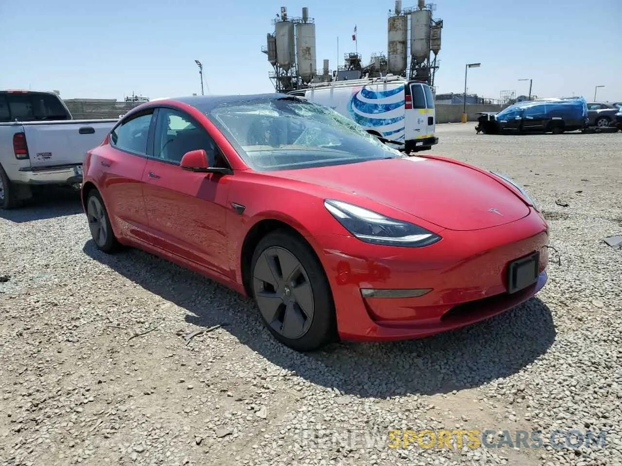 4 Photograph of a damaged car 5YJ3E1EA4PF404484 TESLA MODEL 3 2023