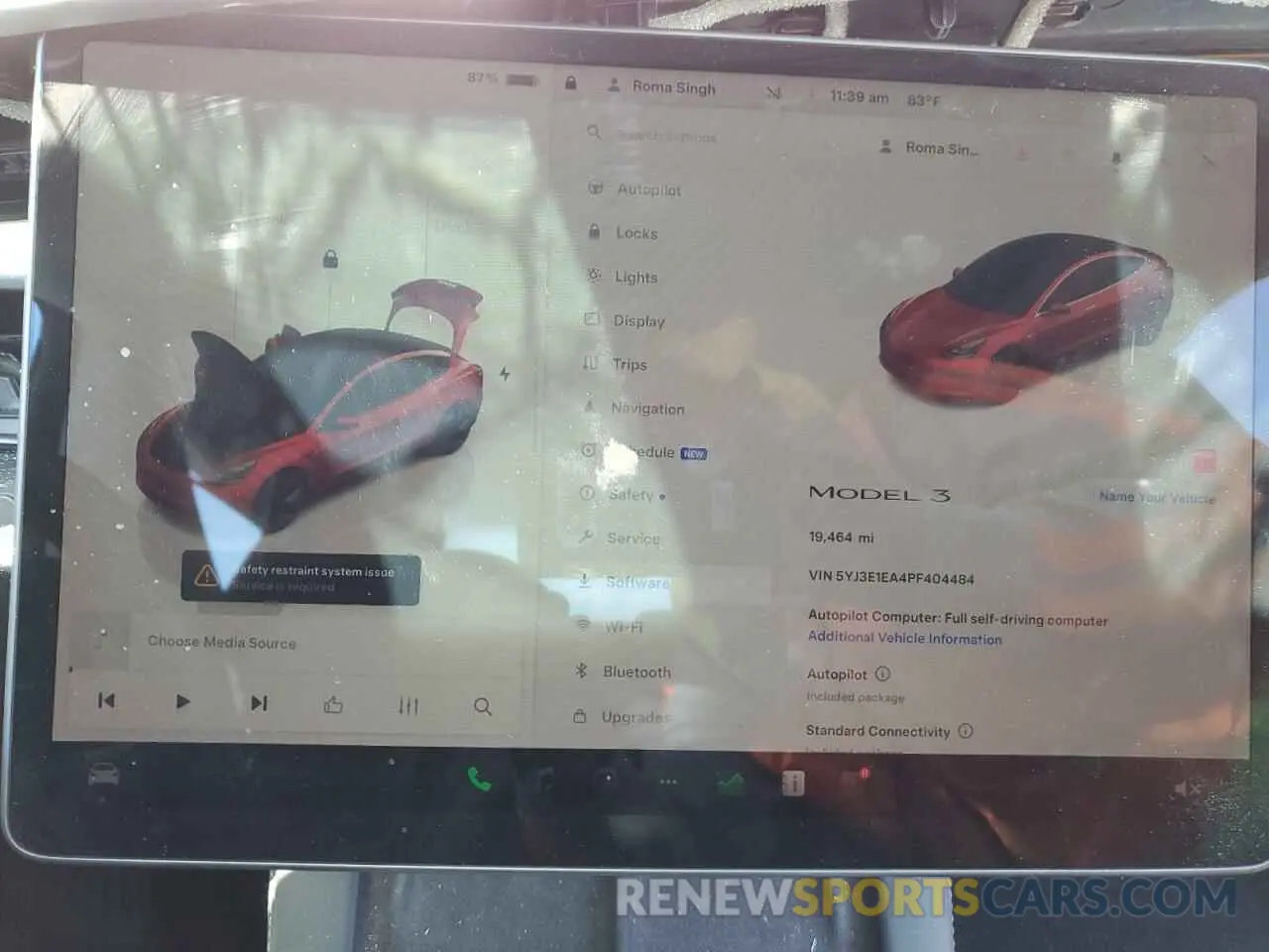9 Photograph of a damaged car 5YJ3E1EA4PF404484 TESLA MODEL 3 2023